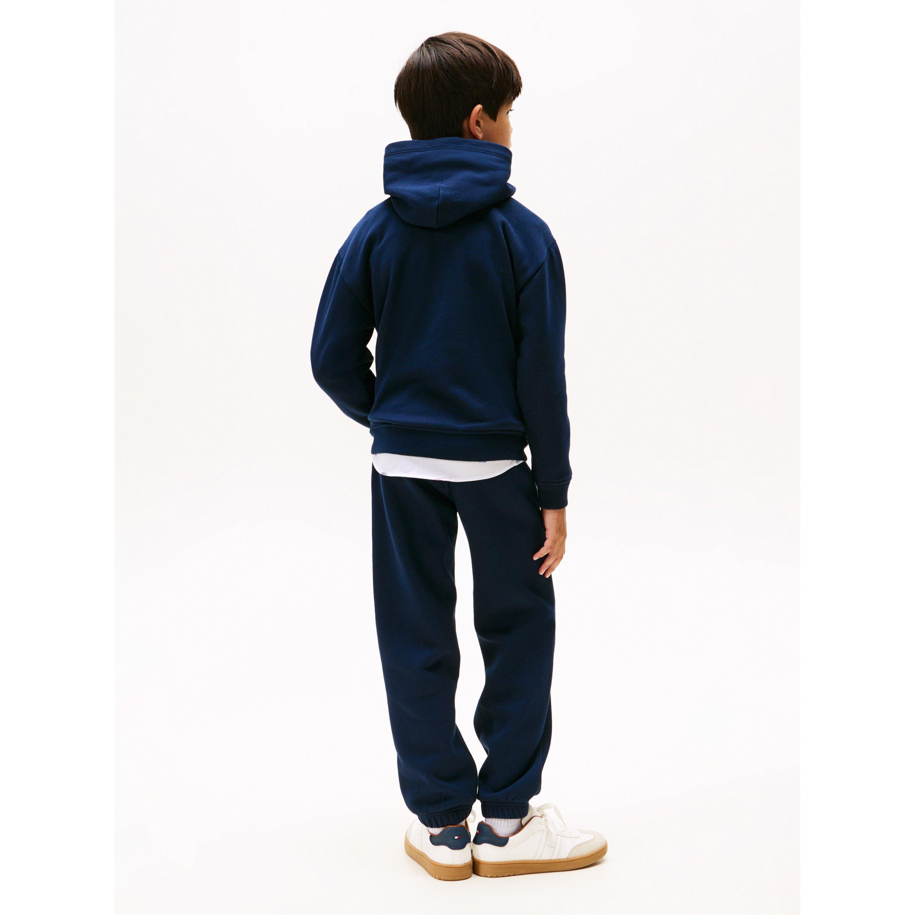 Night Navy C1G - Tommy Hilfiger - Kids' Flag Hoodie - 2