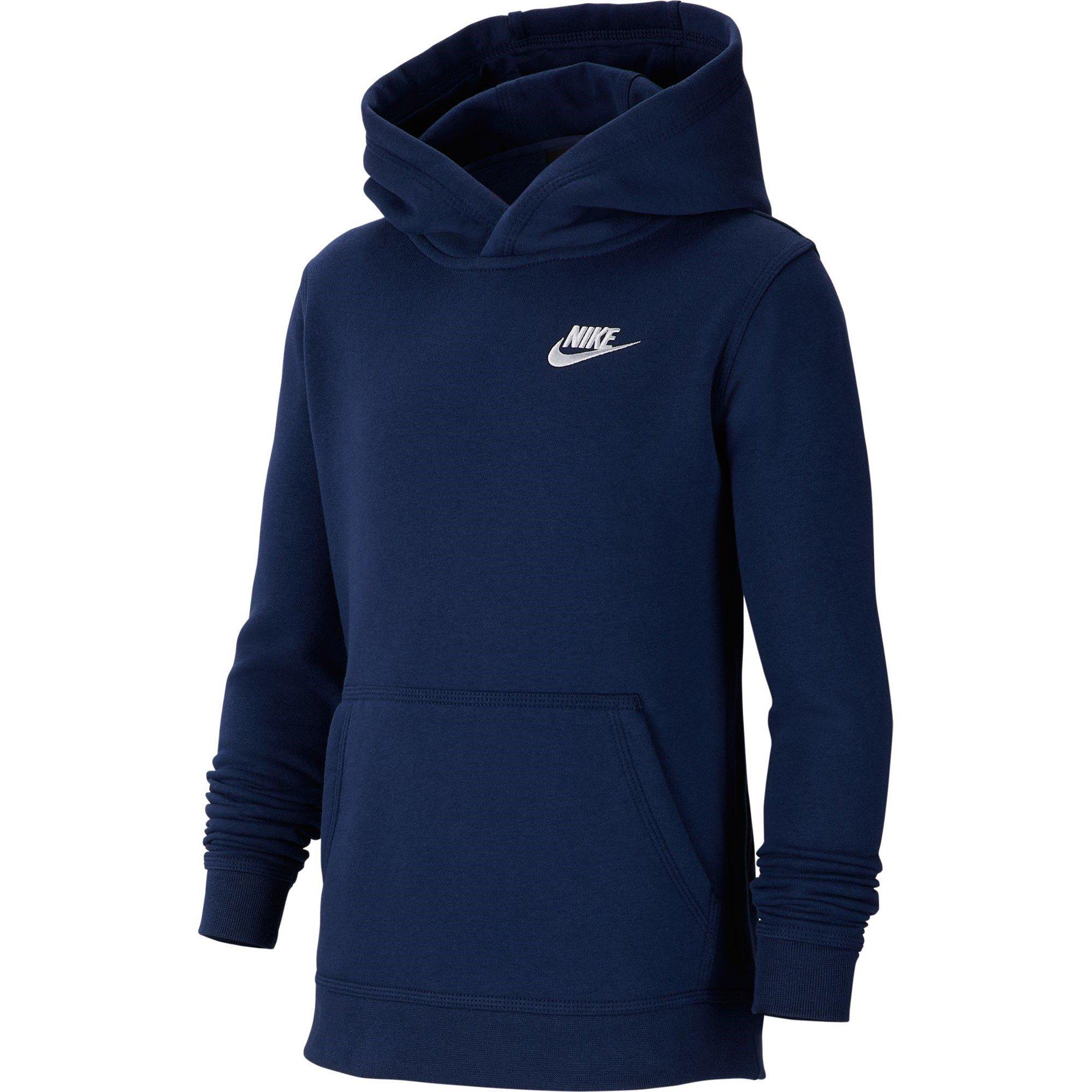 MITTERNACHTSBLAU/W - Nike - Sportswear Club Pullover Hoodie Junior Boys - 1