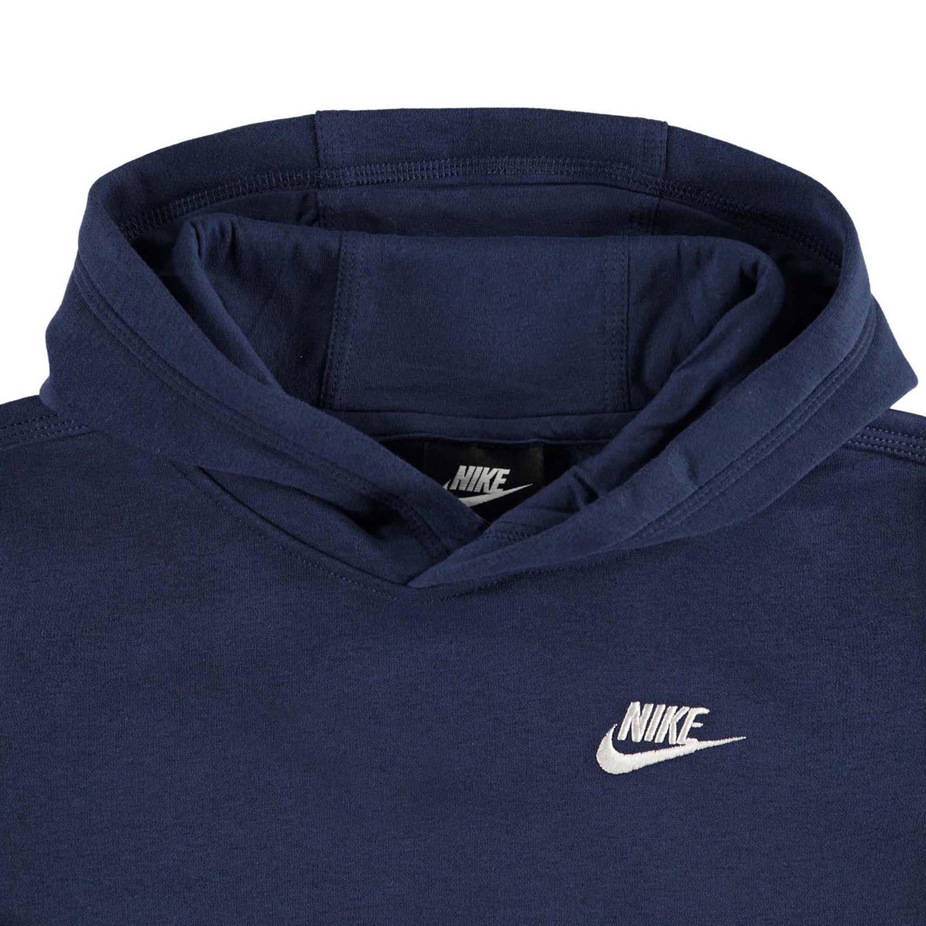MITTERNACHTSBLAU/W - Nike - Sportswear Club Pullover Hoodie Junior Boys - 9