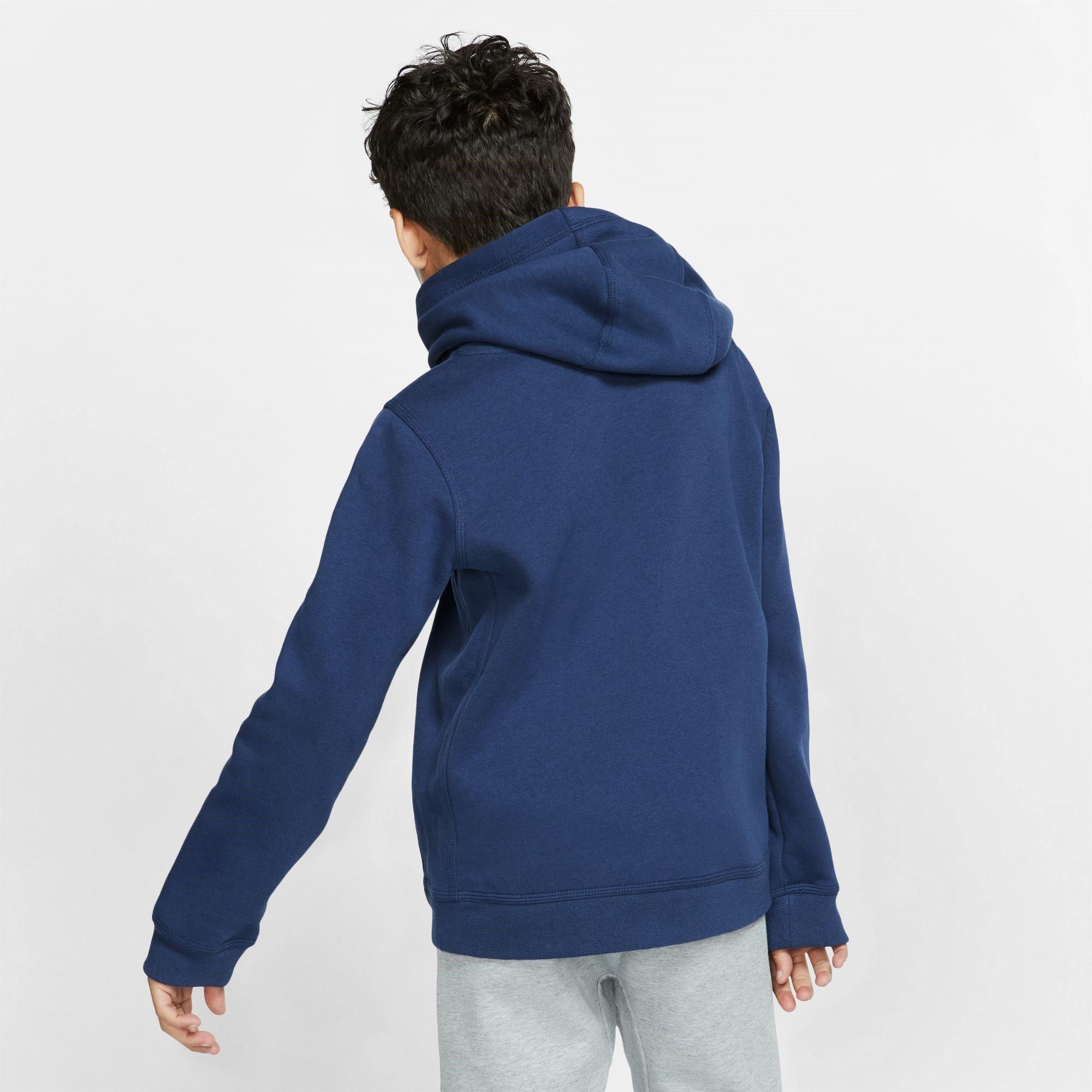 MITTERNACHTSBLAU/W - Nike - Sportswear Club Pullover Hoodie Junior Boys - 4
