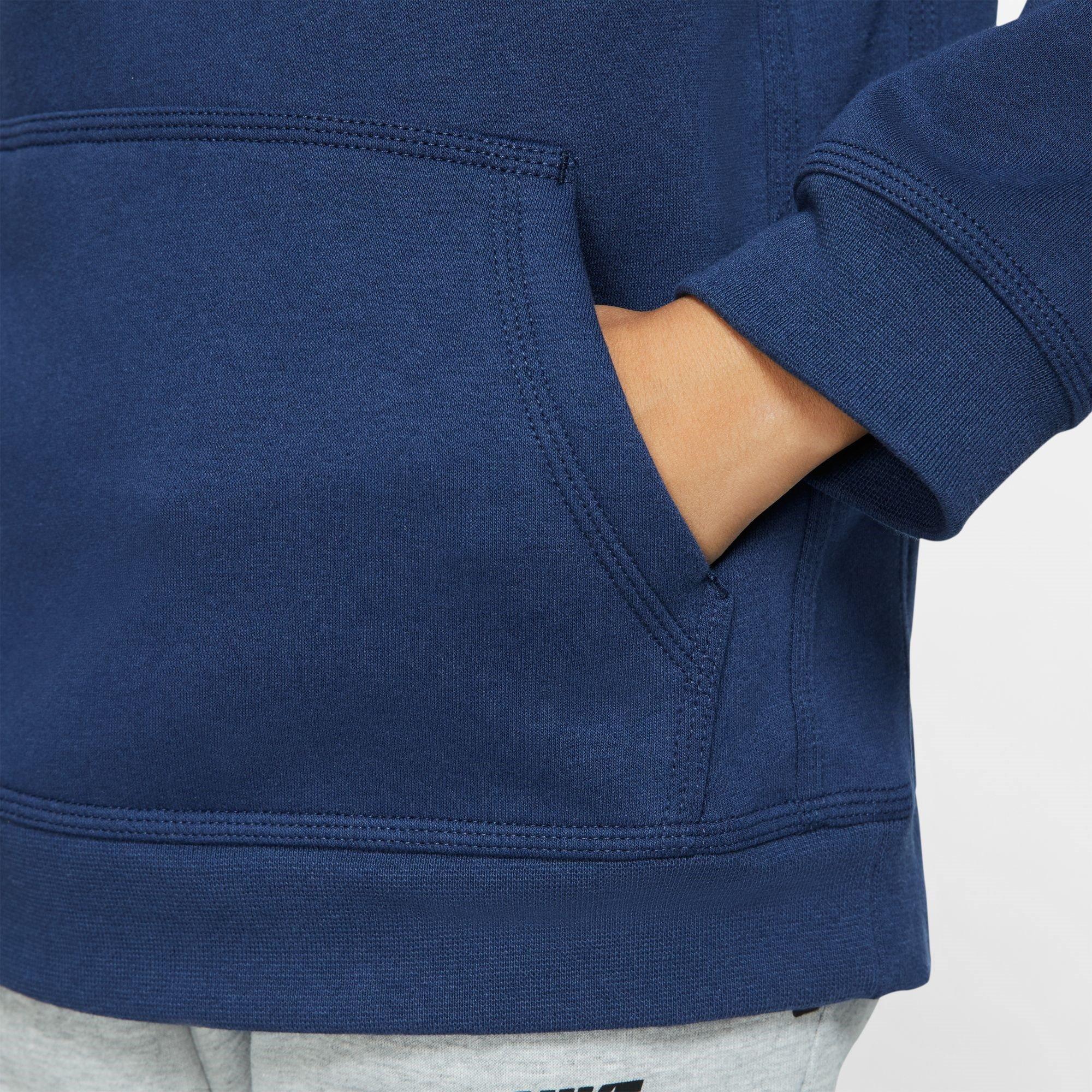 MITTERNACHTSBLAU/W - Nike - Sportswear Club Pullover Hoodie Junior Boys - 6