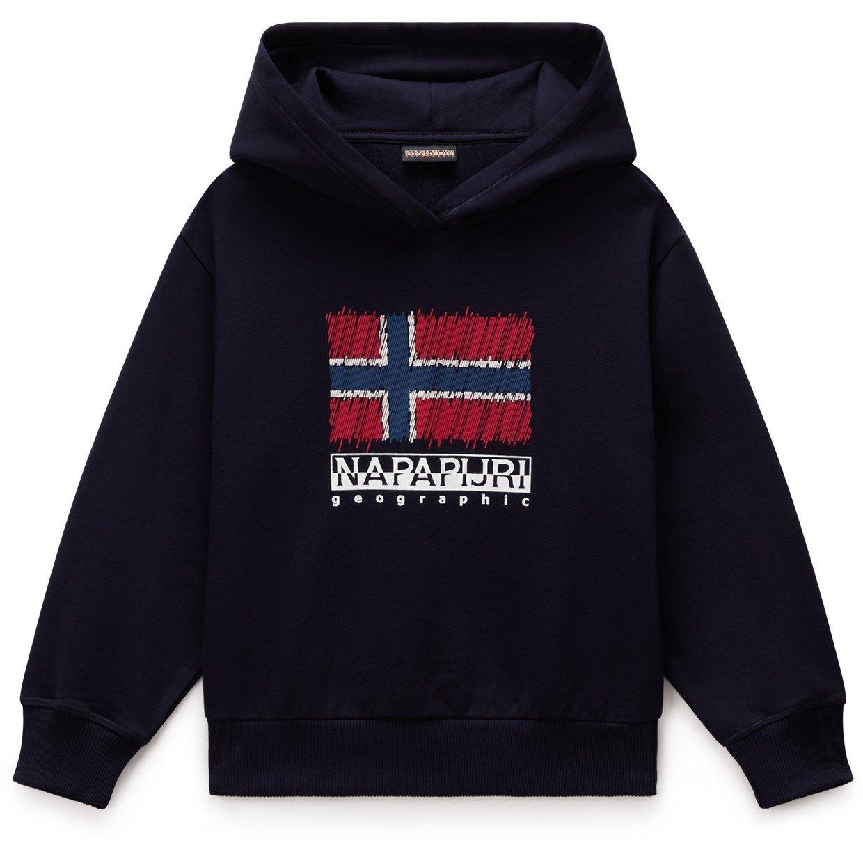 Blue Marine 176 - Napapijri - Kids' Napa Adige Hoodie - 1