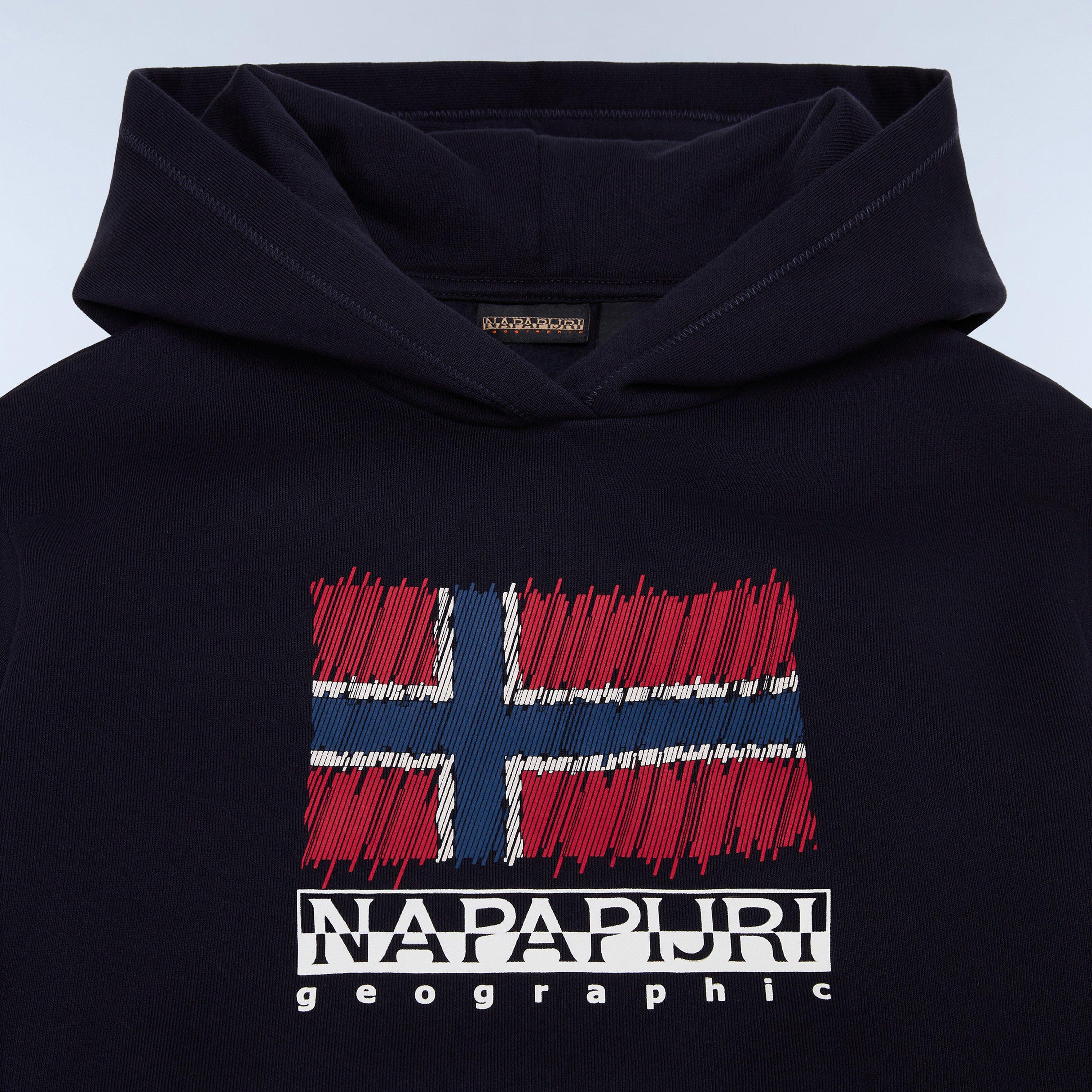 Blue Marine 176 - Napapijri - Kids' Napa Adige Hoodie - 3