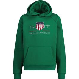 Gant ARCHIVE SHIELD HOODIE BEIGE GREEN 1