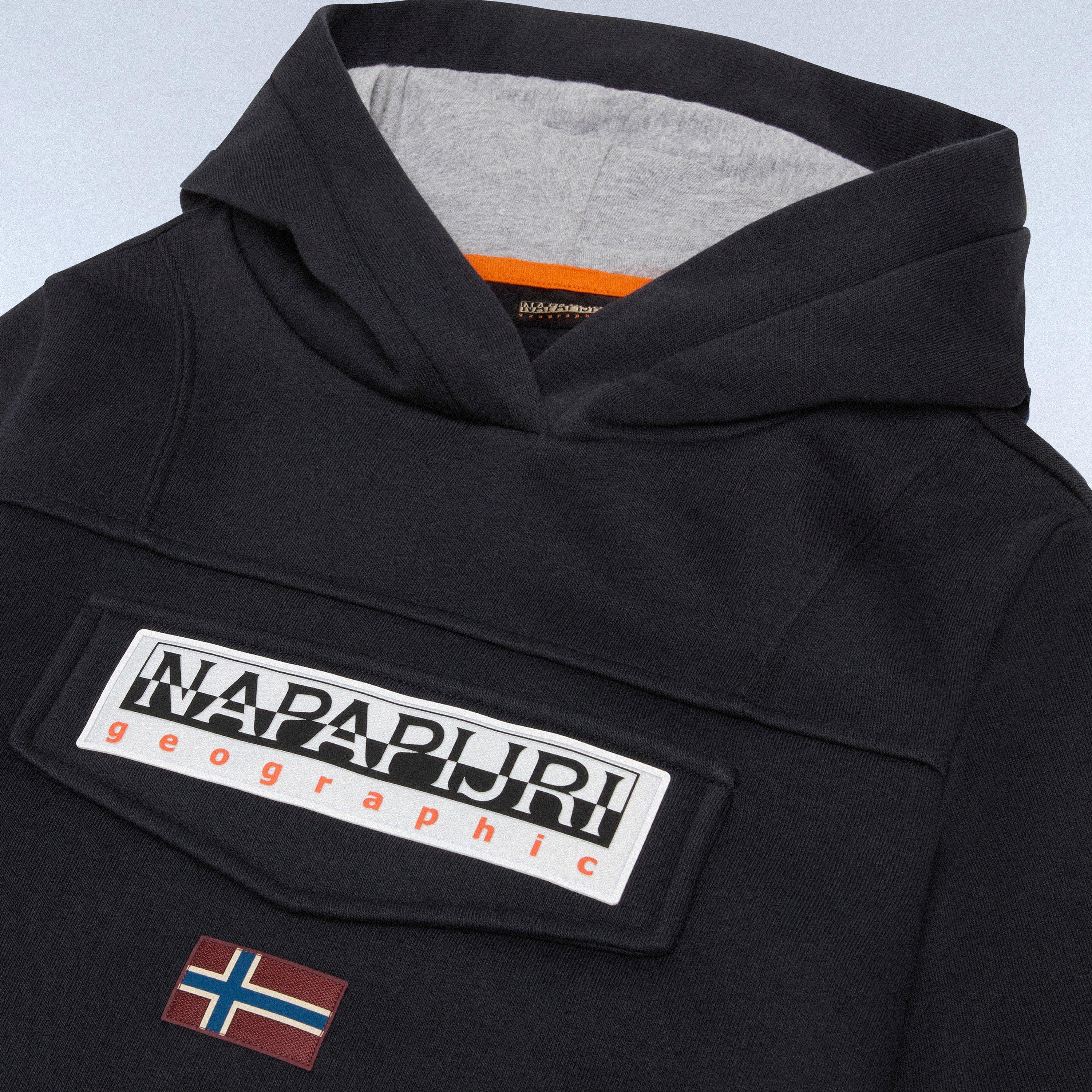 Black 041 - Napapijri - Kids' Napa Burgee Hoodie - 3