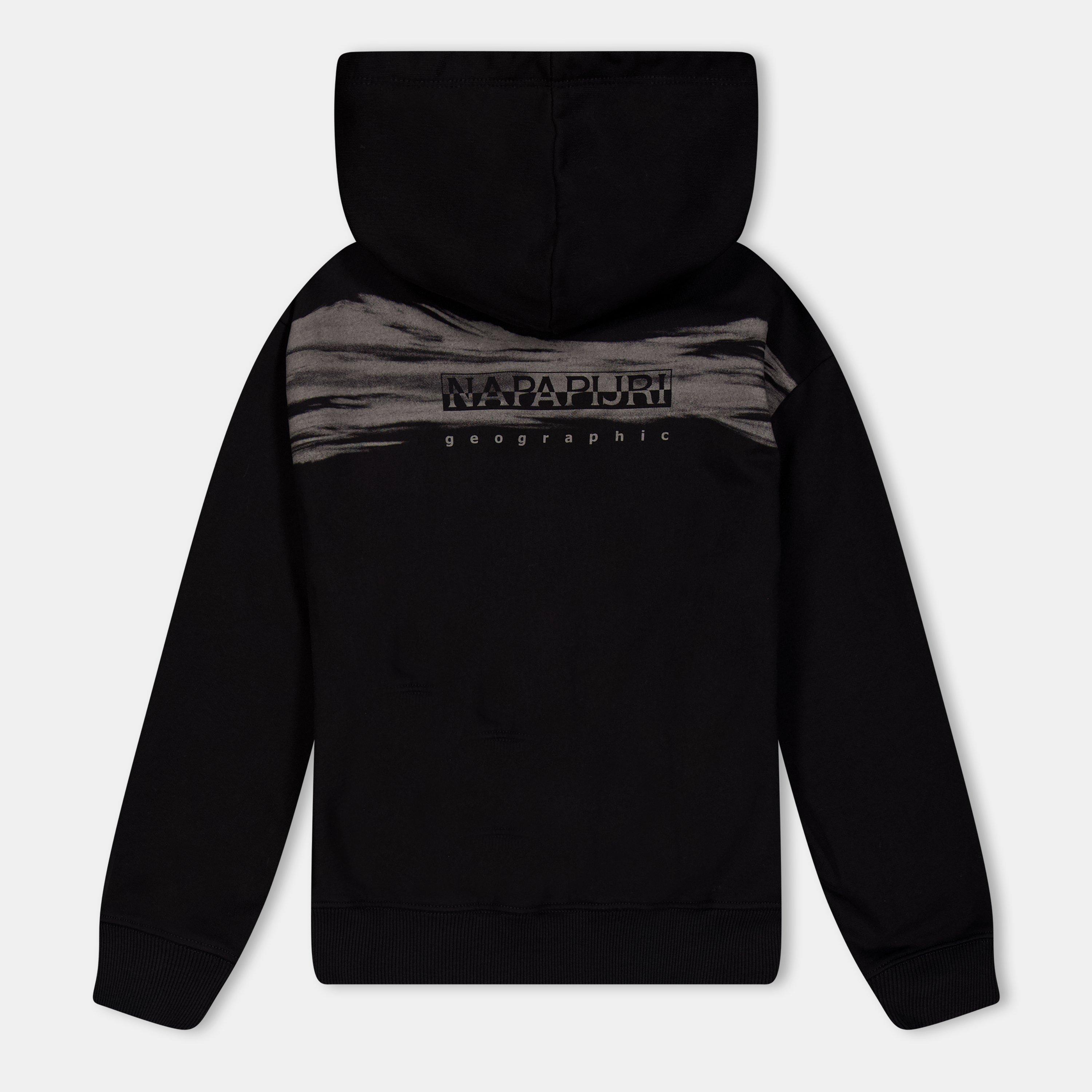 Black Beaut 941 - Napapijri - Kids' Napa Back Print Over The Head Hoodies - 2