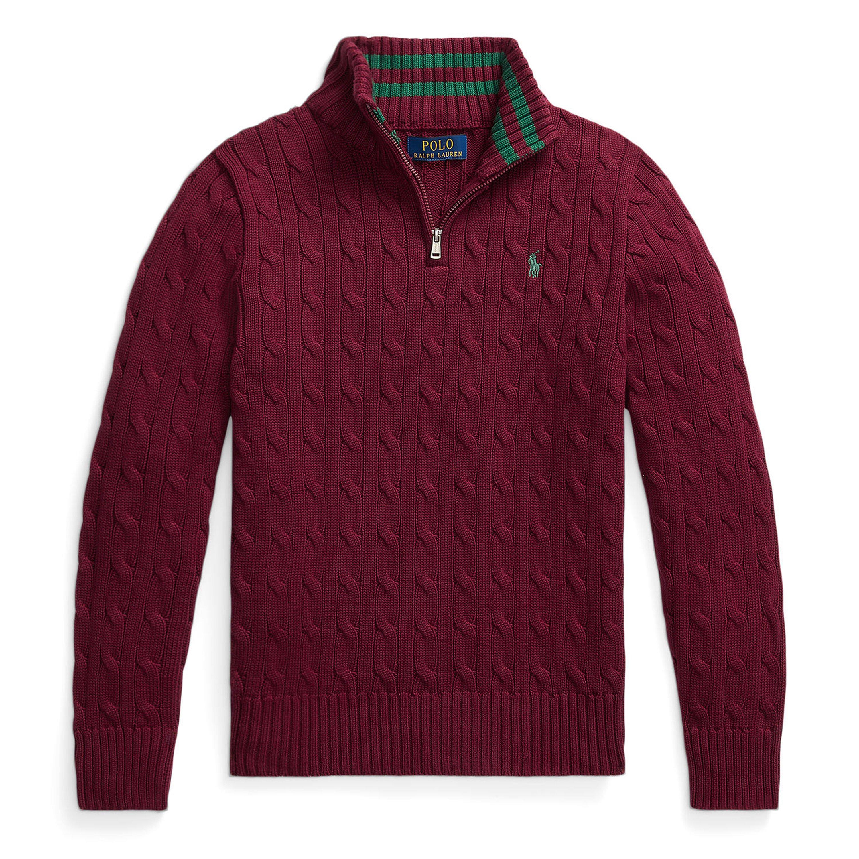 Classic Wine - Polo Ralph Lauren - Kids' 1/4 Zip Fleece - 1