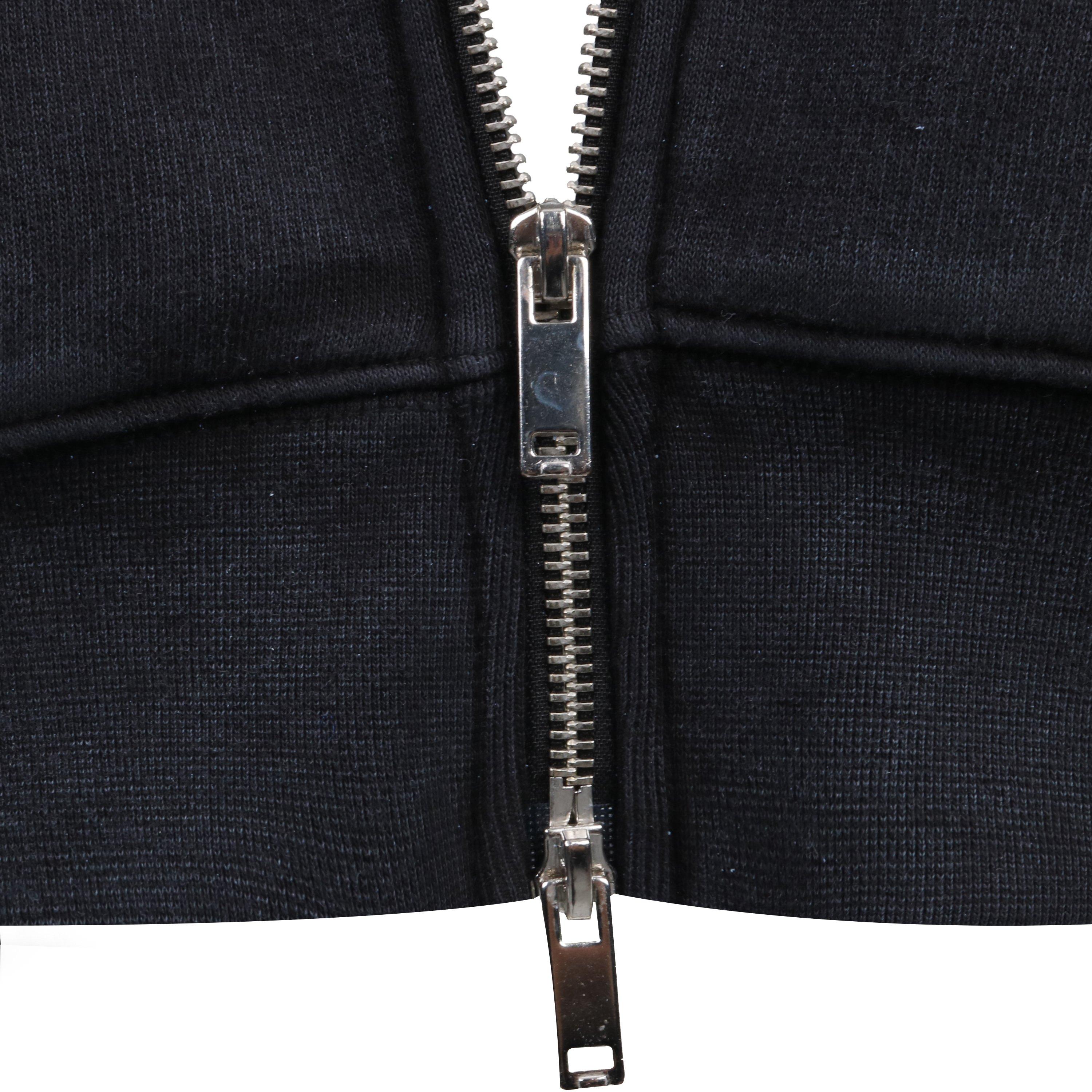 Washed Black - Loyalti - Moto Fleece Zip Hoodie - 4