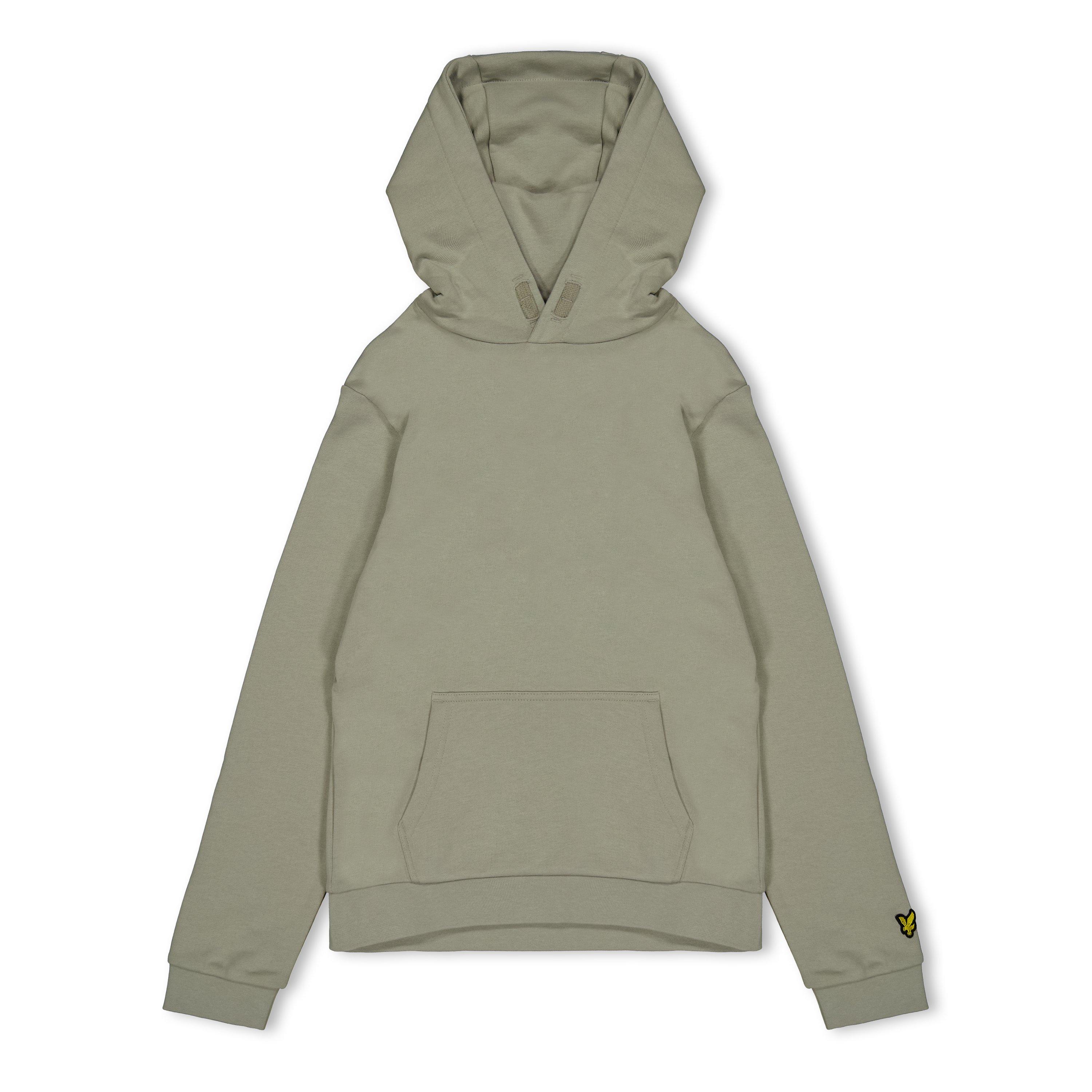 Lyle And Scott Boys Kids' Print Pull Over Hoodie - Cold Grey W742 - 14-15Y