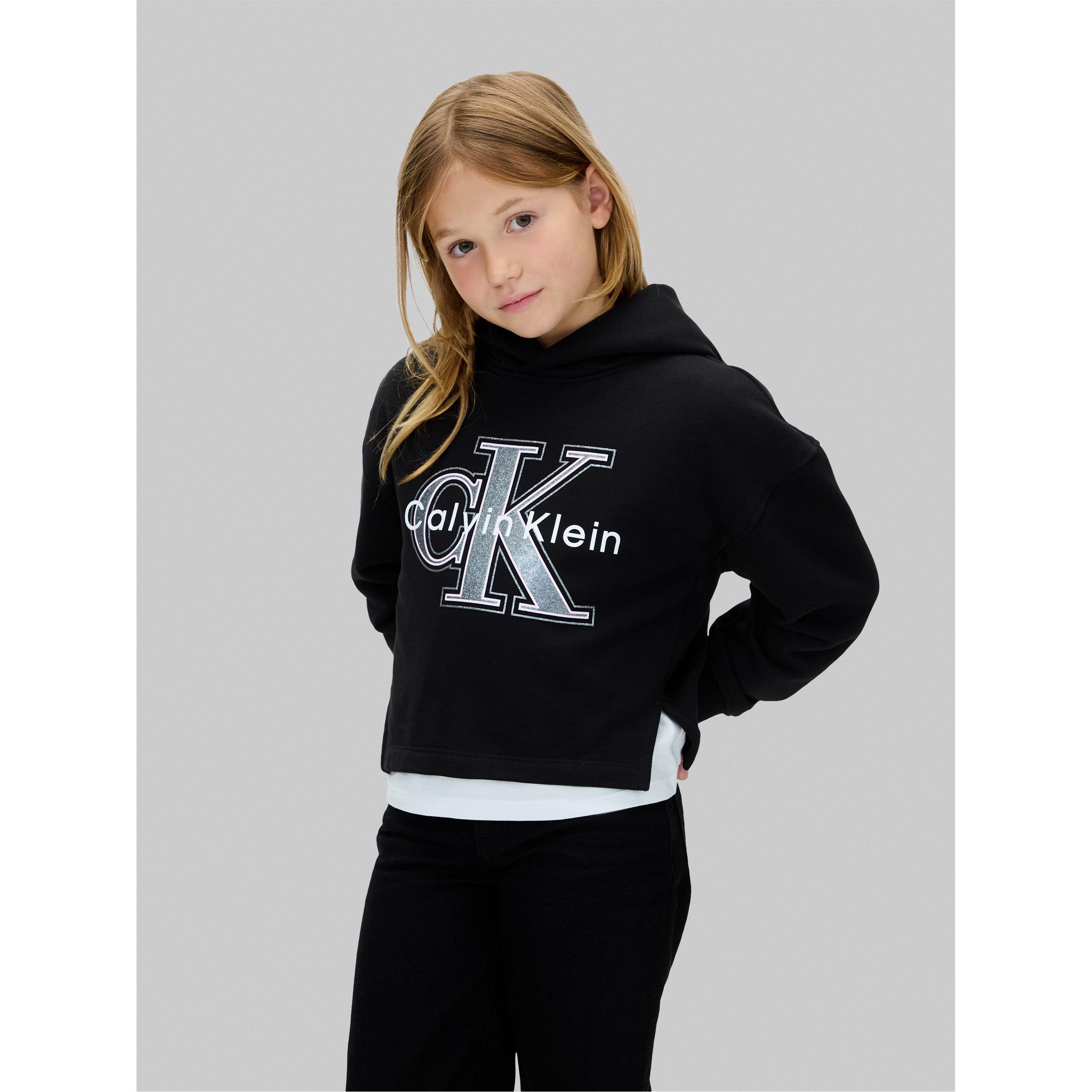 CK Black BEH - Calvin Klein Jeans - Kids' CKJ Big Logo Hoodie - 2