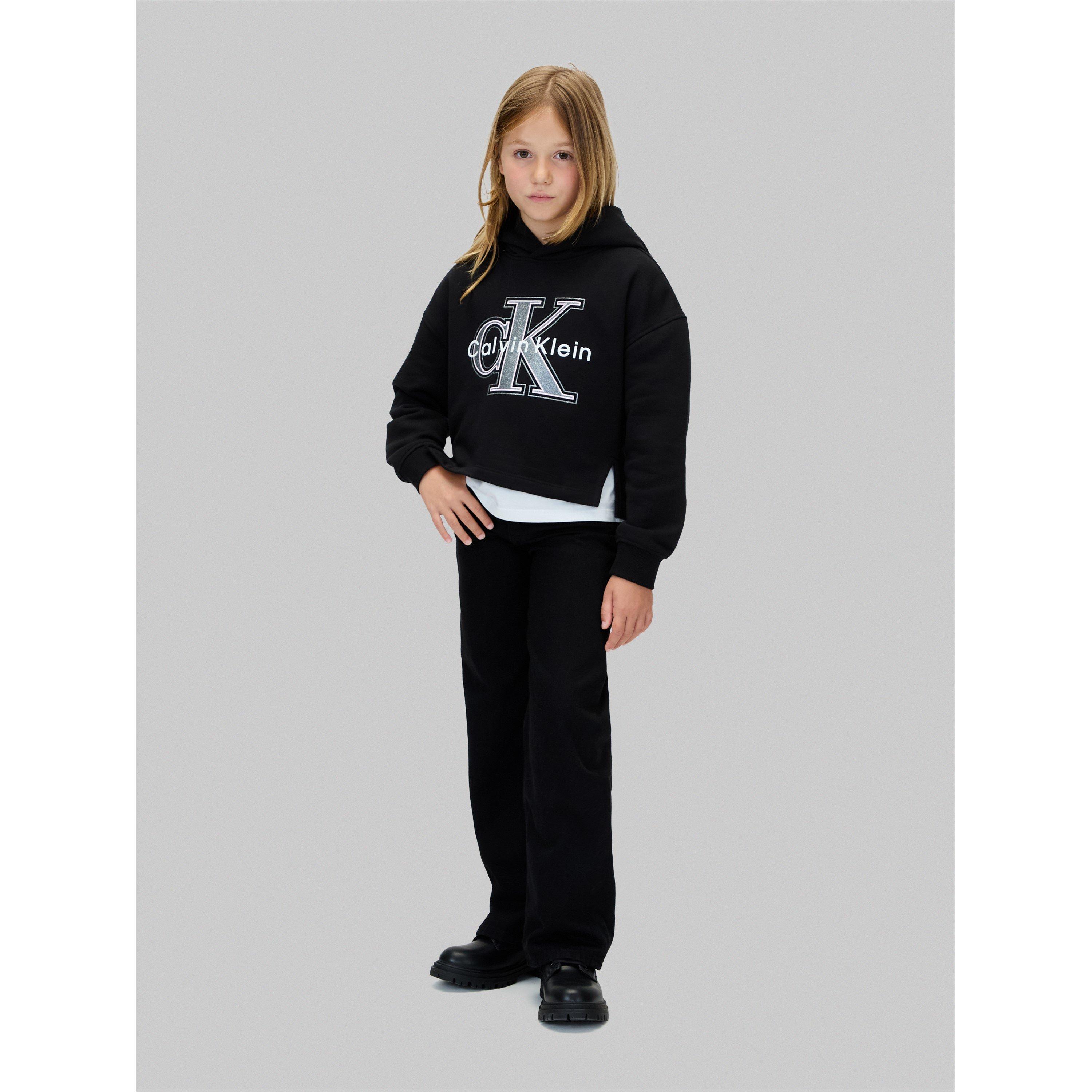 CK Black BEH - Calvin Klein Jeans - Kids' CKJ Big Logo Hoodie - 4