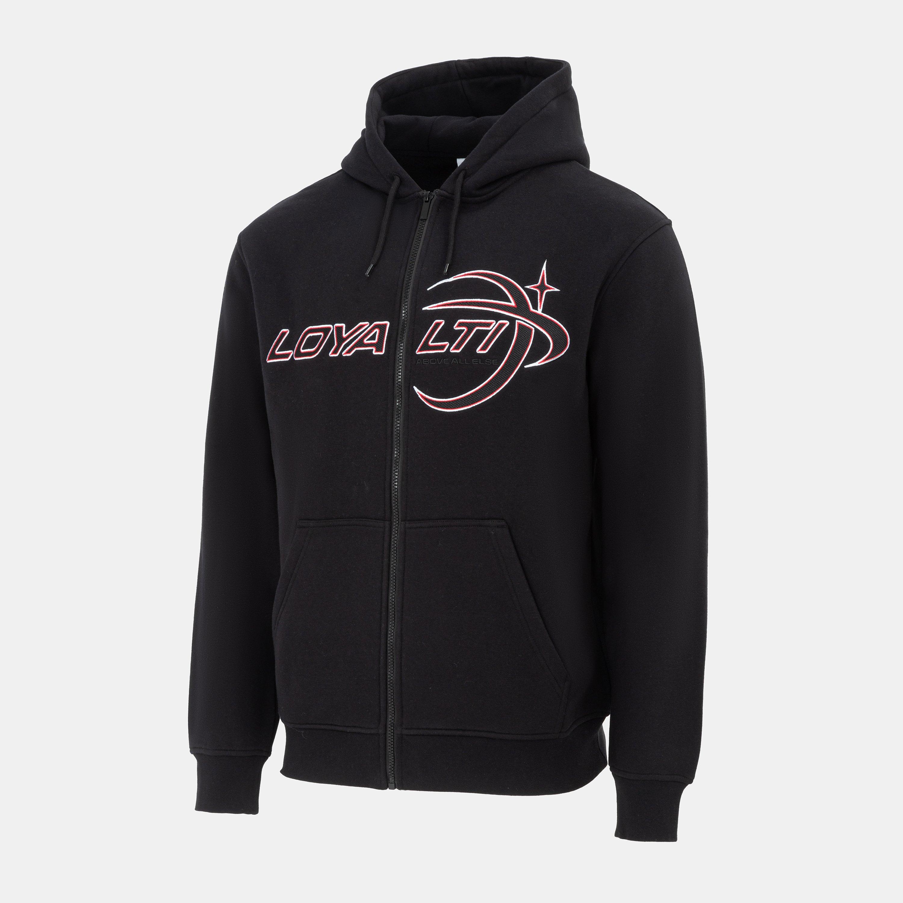Black - Loyalti - Galazy Zip Up Hoodie Sweatshirts Men - 3