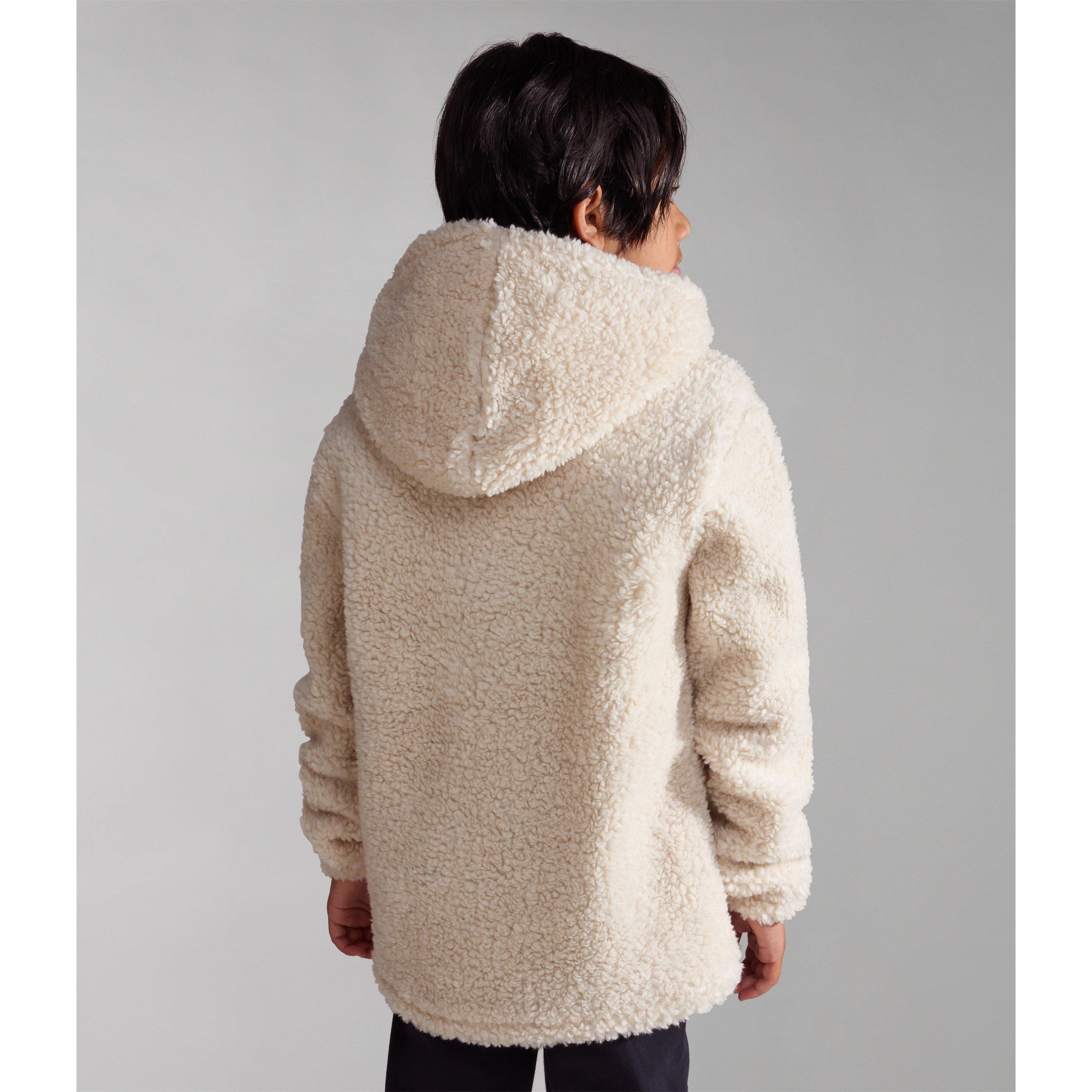 Cream NS5 - Napapijri - Unisex Kids Burgee Half-Zip Fleece Hoodie - 2