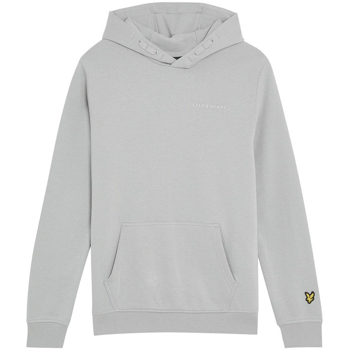Lyle And Scott Boys Kids' Script Hoodie - X570 Grey Mrge - 15-16Y