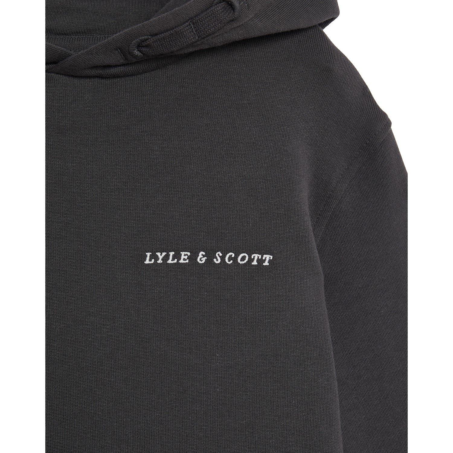 W635 Gris Pistola - Lyle and Scott - Kids' Script Hoodie - 2