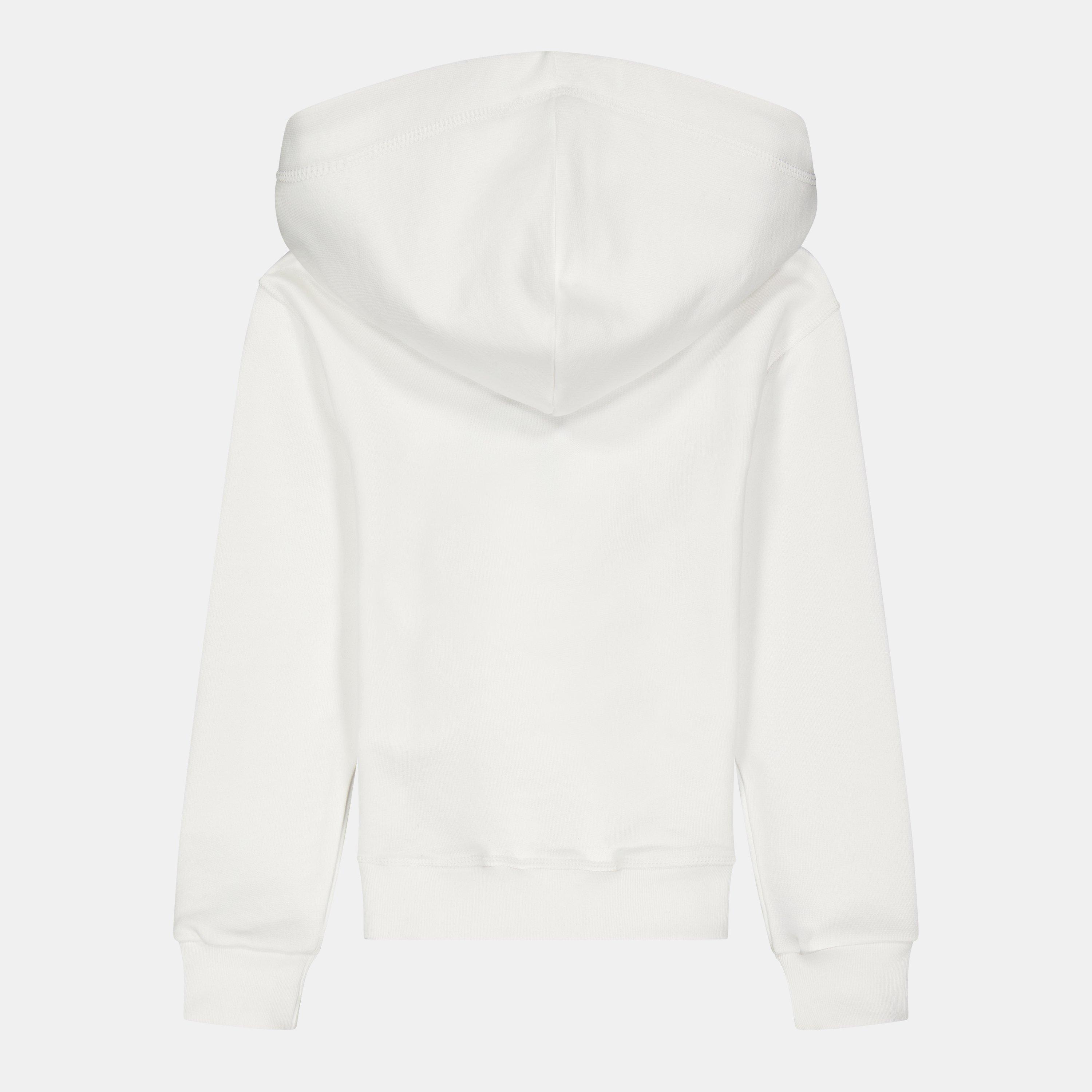 Wht/Red DQ100 - DSquared2 - Boy's Basic Logo Oth Hoodie - 2
