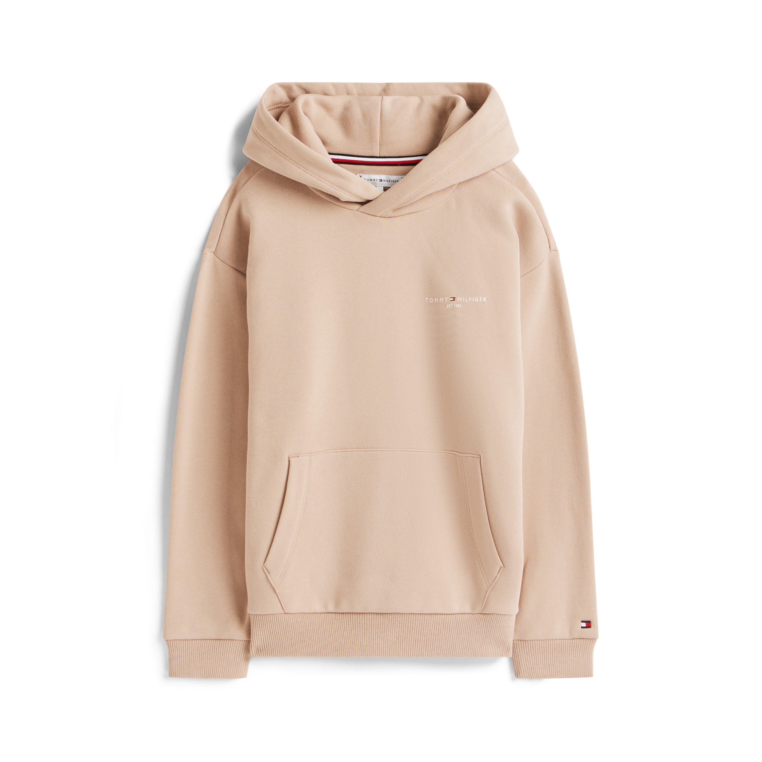 Tommy Hilfiger Kids' Mini Corp Relaxed Fit Hoodie - Malted Milk - Size 12Y