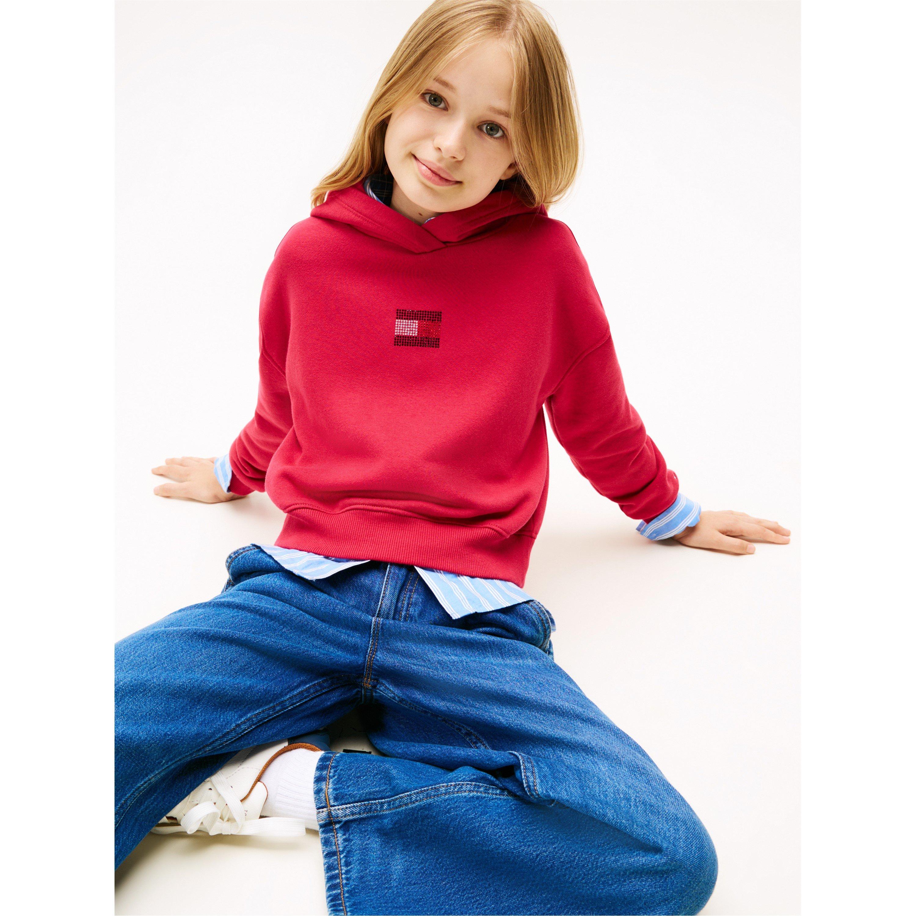 Ruby XJP - Tommy Hilfiger - Kids' Diamante Pull Over Hoodie - 5