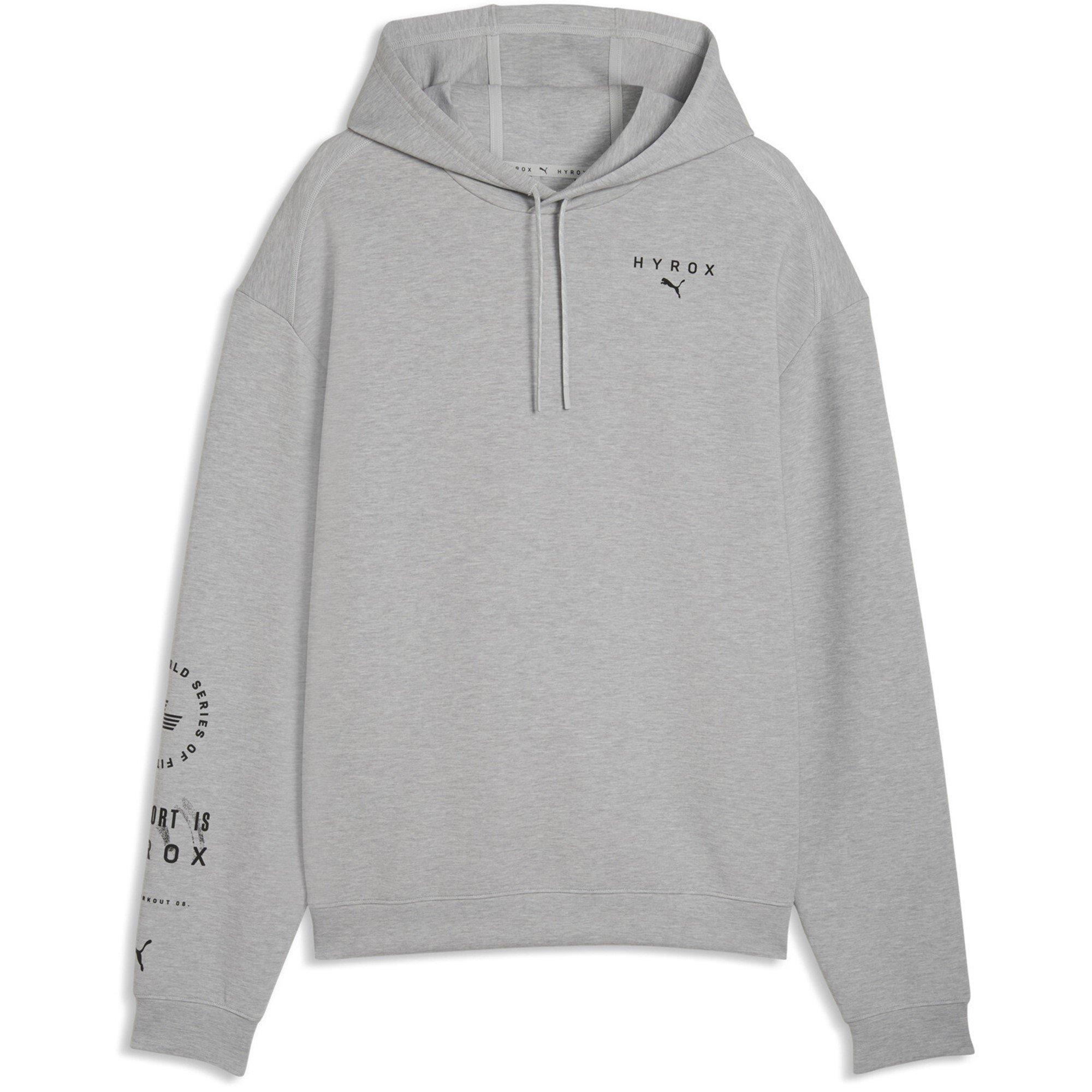 Puma Men's Hyrox Cloudspun Hoodie - Grey Heather - M