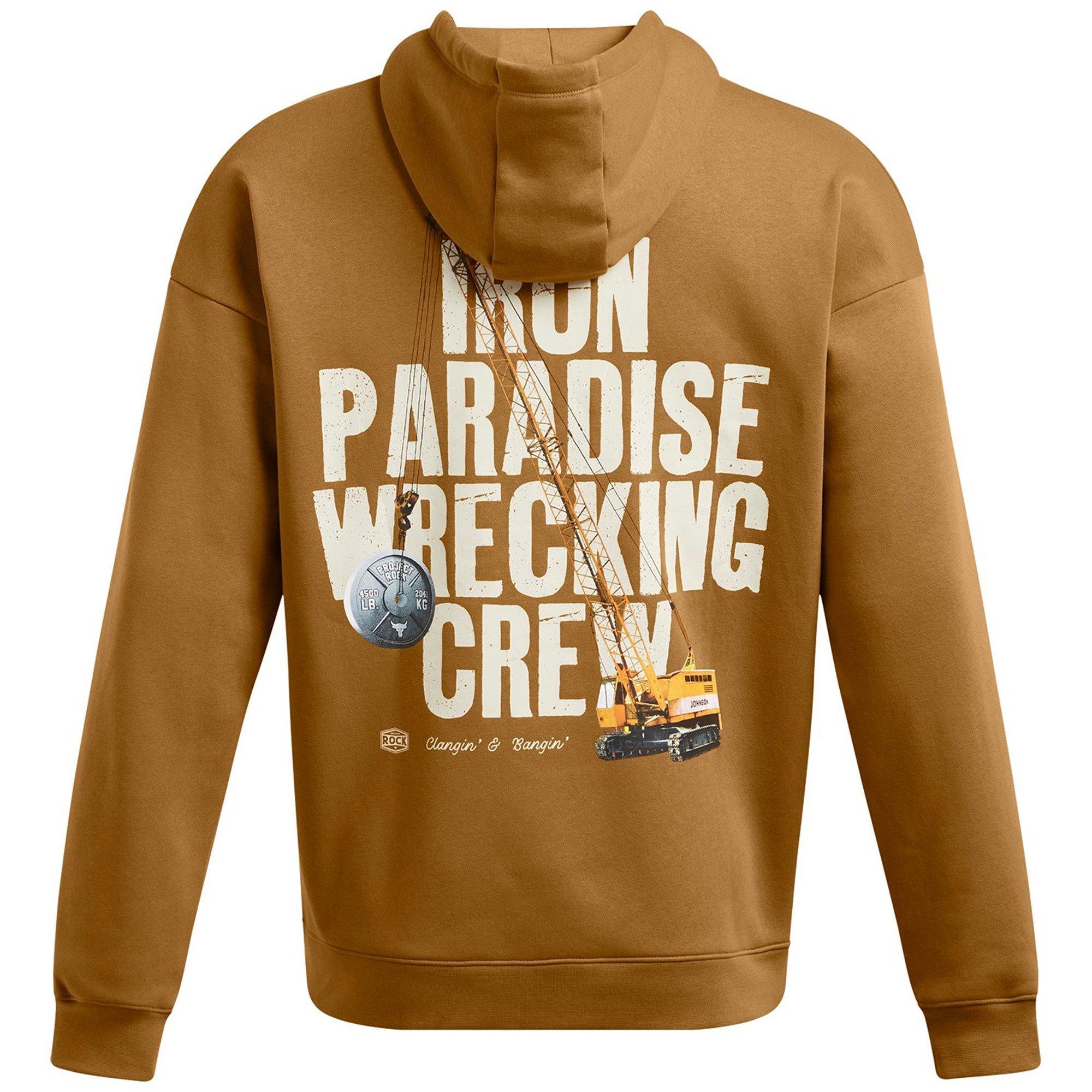 Yellow - Under Armour - Icon Fleece Performance Hoodie - 2