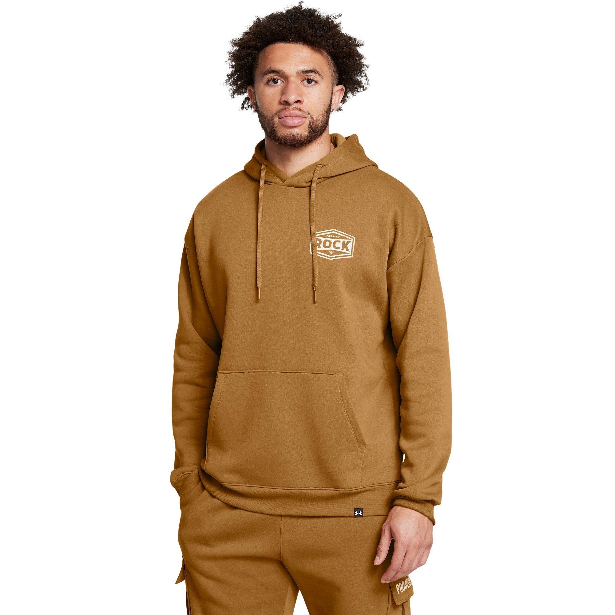 Yellow - Under Armour - Icon Fleece Performance Hoodie - 3