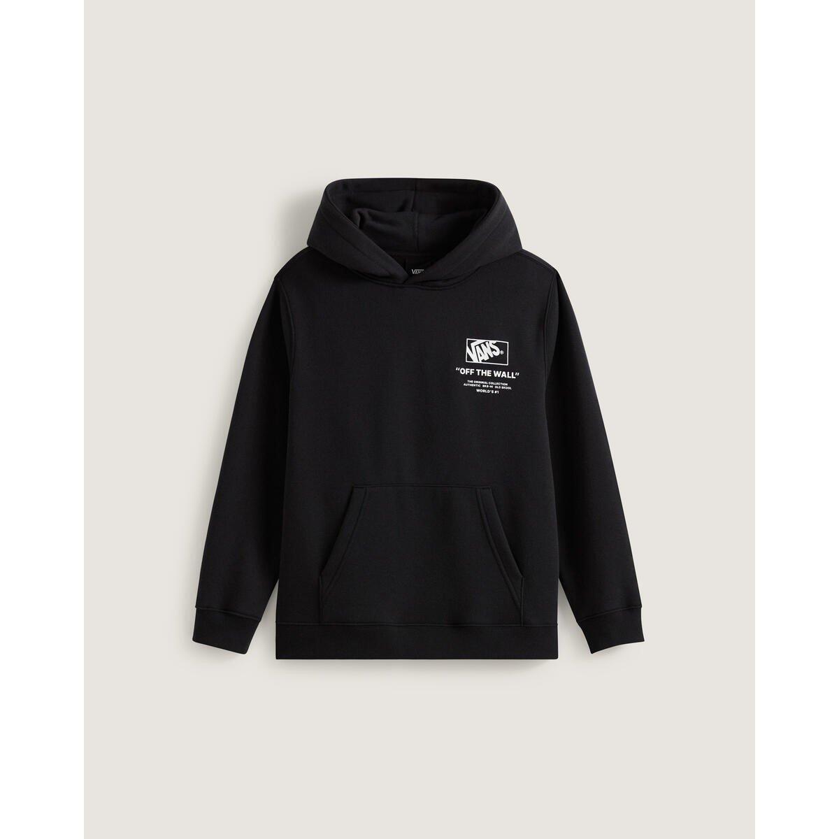 Black - Vans - Vans Back Logo Hoodie Juniors - 2