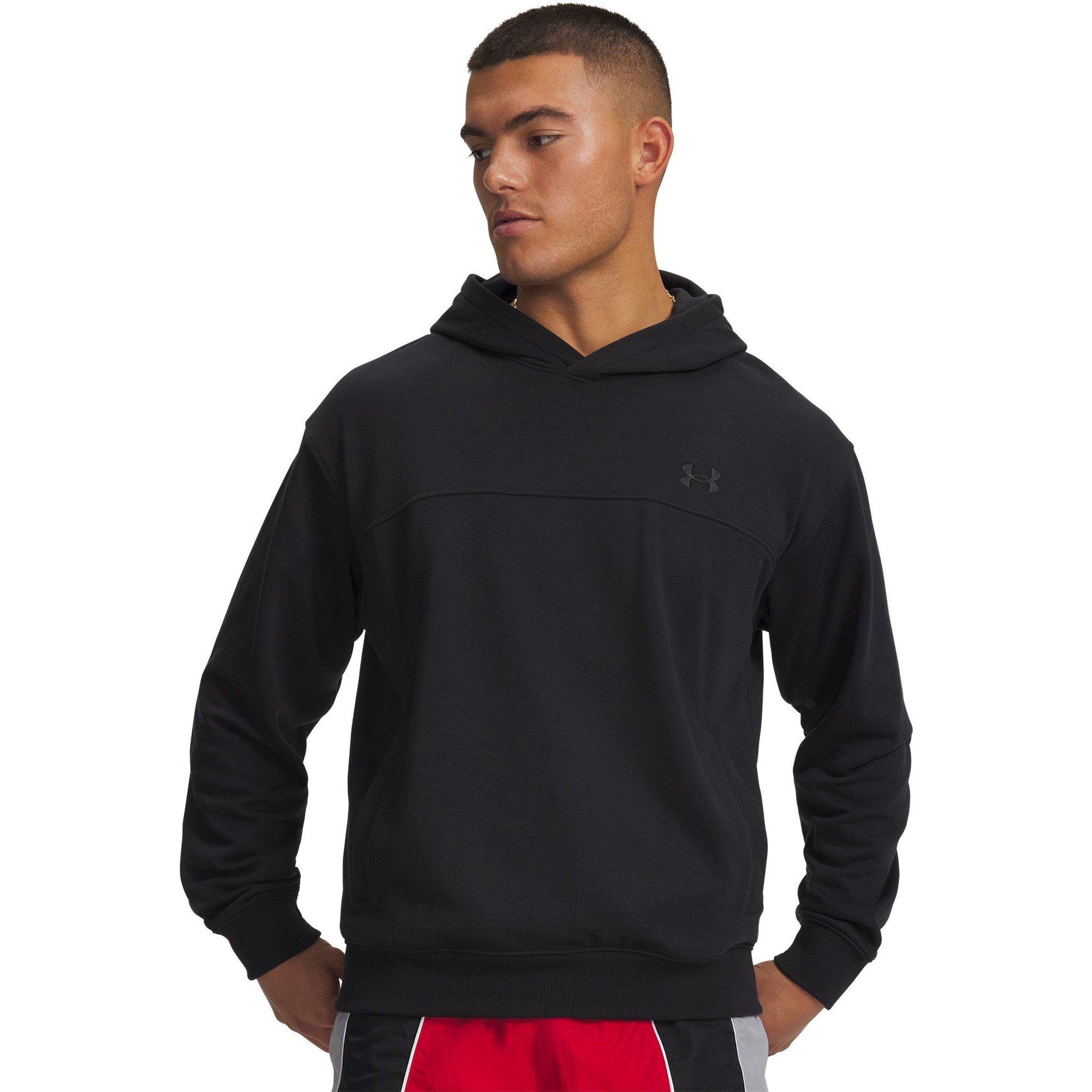Under Armour Men's Rival Lightweight Performance Hoodie - Black/Black - L