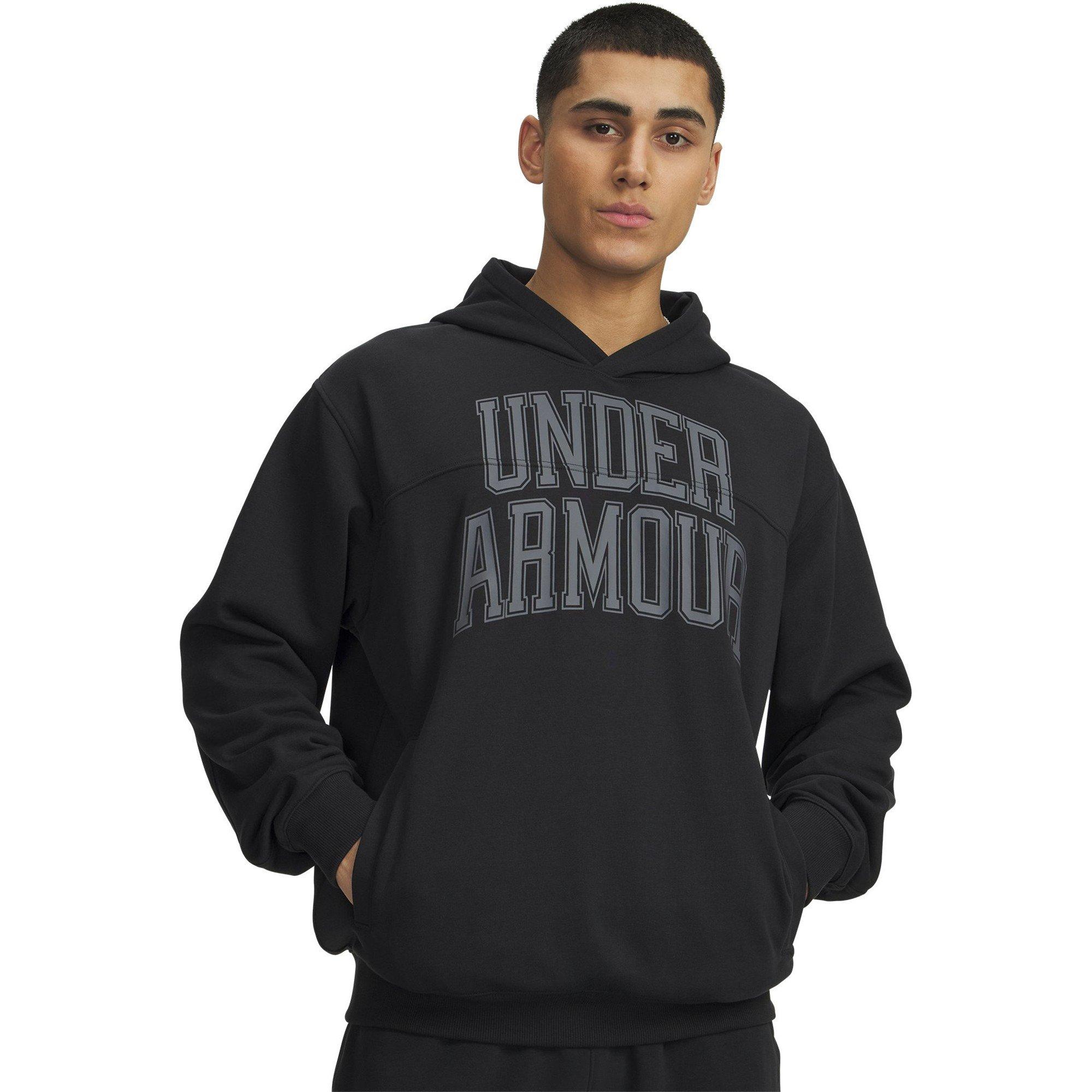 Under Armour Men's Performance Hoodie - Black/Black - 2XL