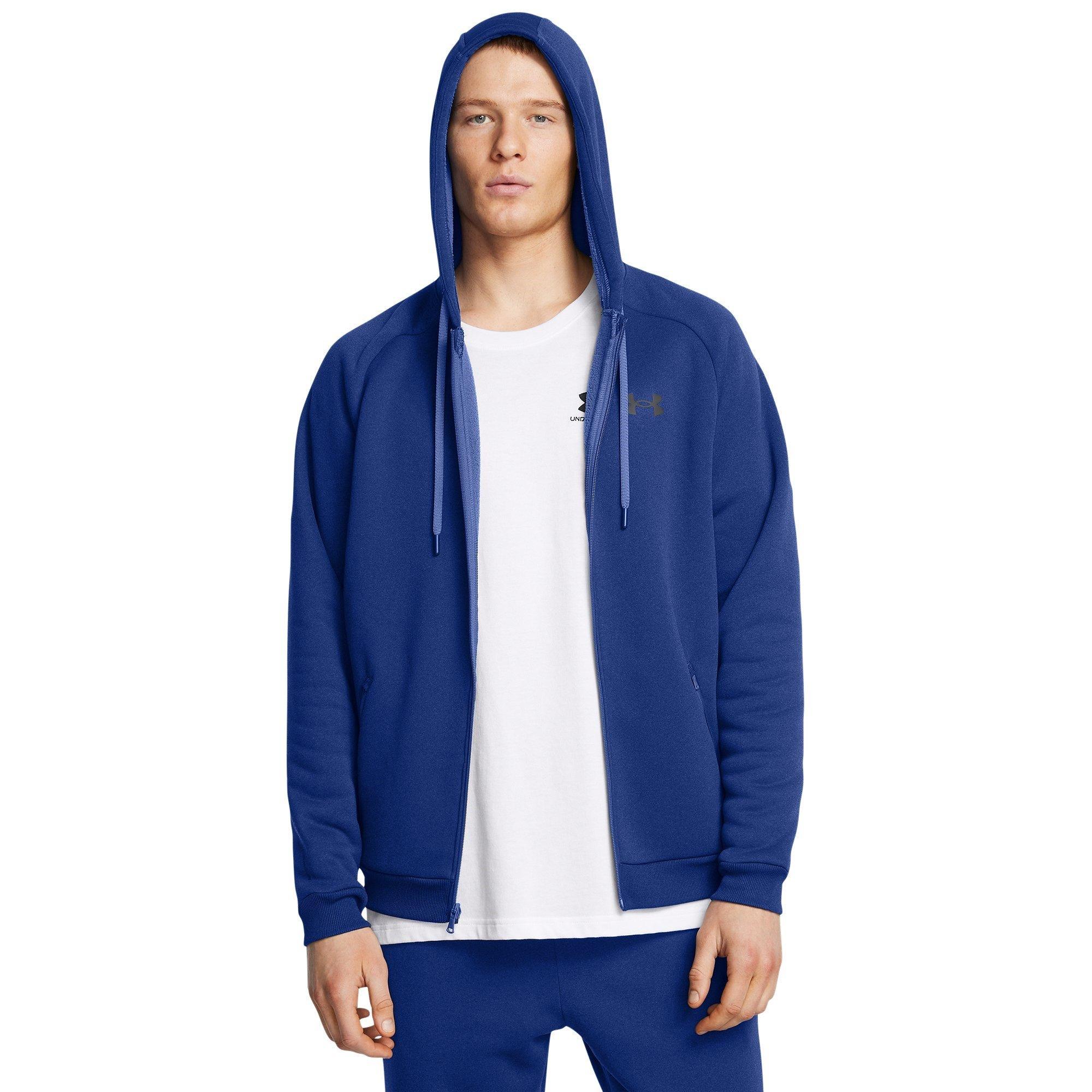 Blue - Under Armour - Fleece Full-Zip Performance Hoodie - 3