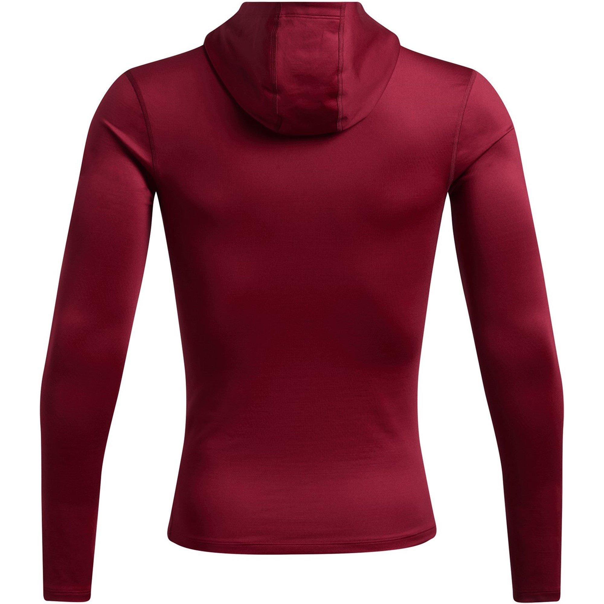 Red - Under Armour - Elite Scuba Performance Hoodie - 2