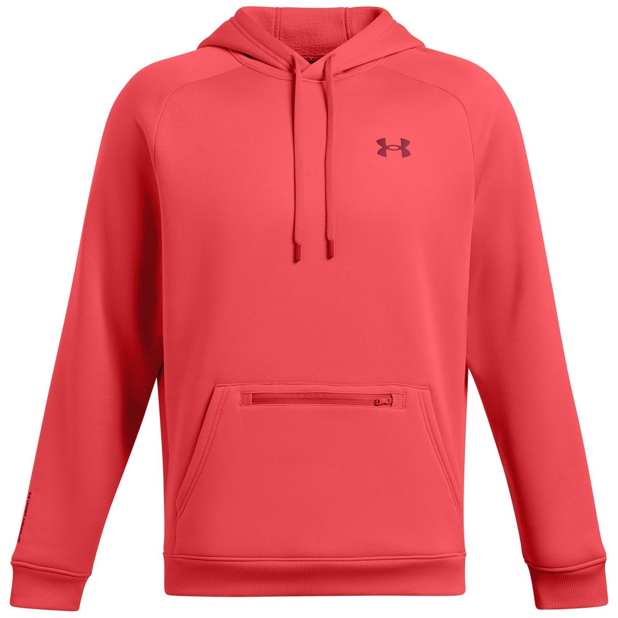 Under Armour Men's Fleece Performance Hoodie - Red - S