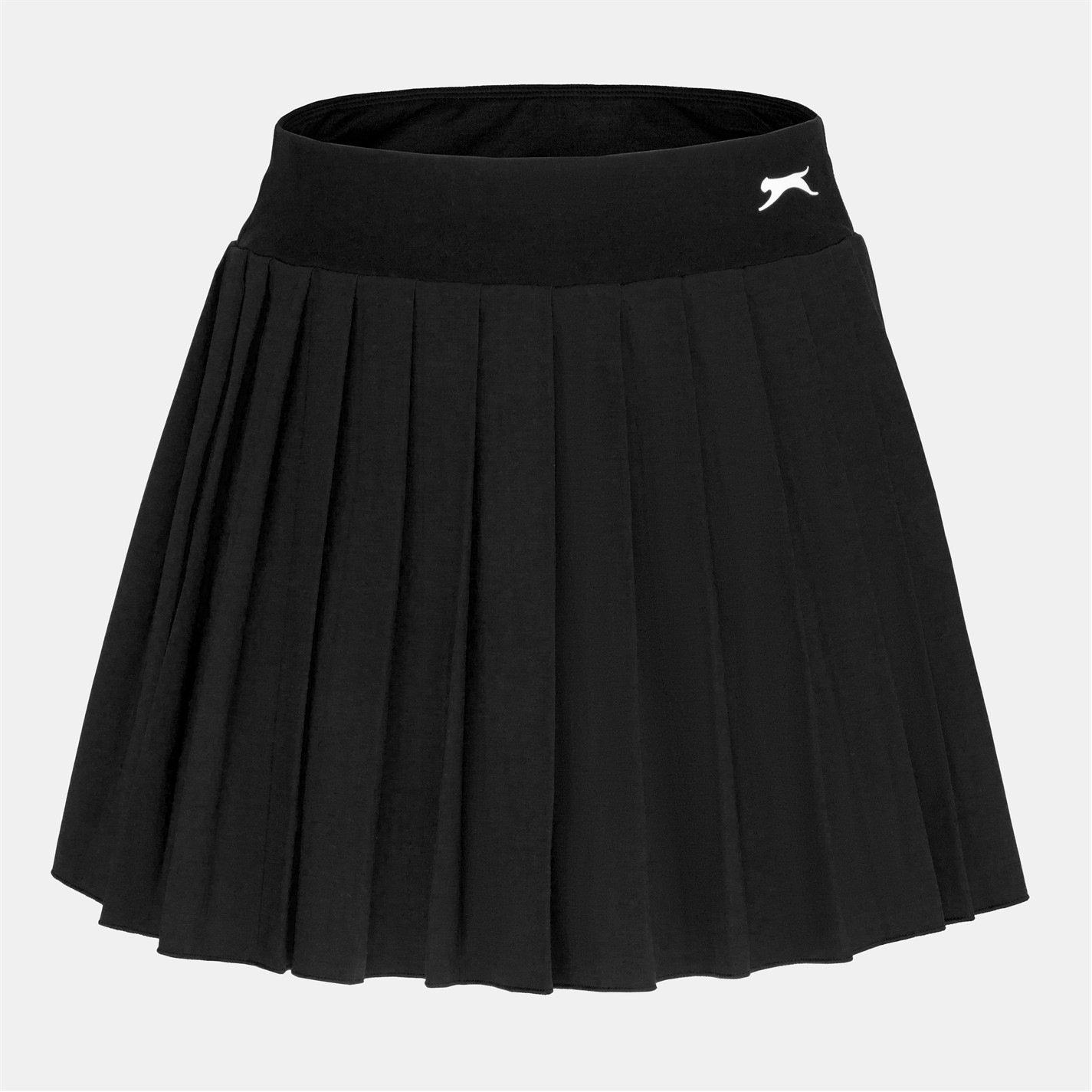 Black - Slazenger - Pleated Skort Womens - 1