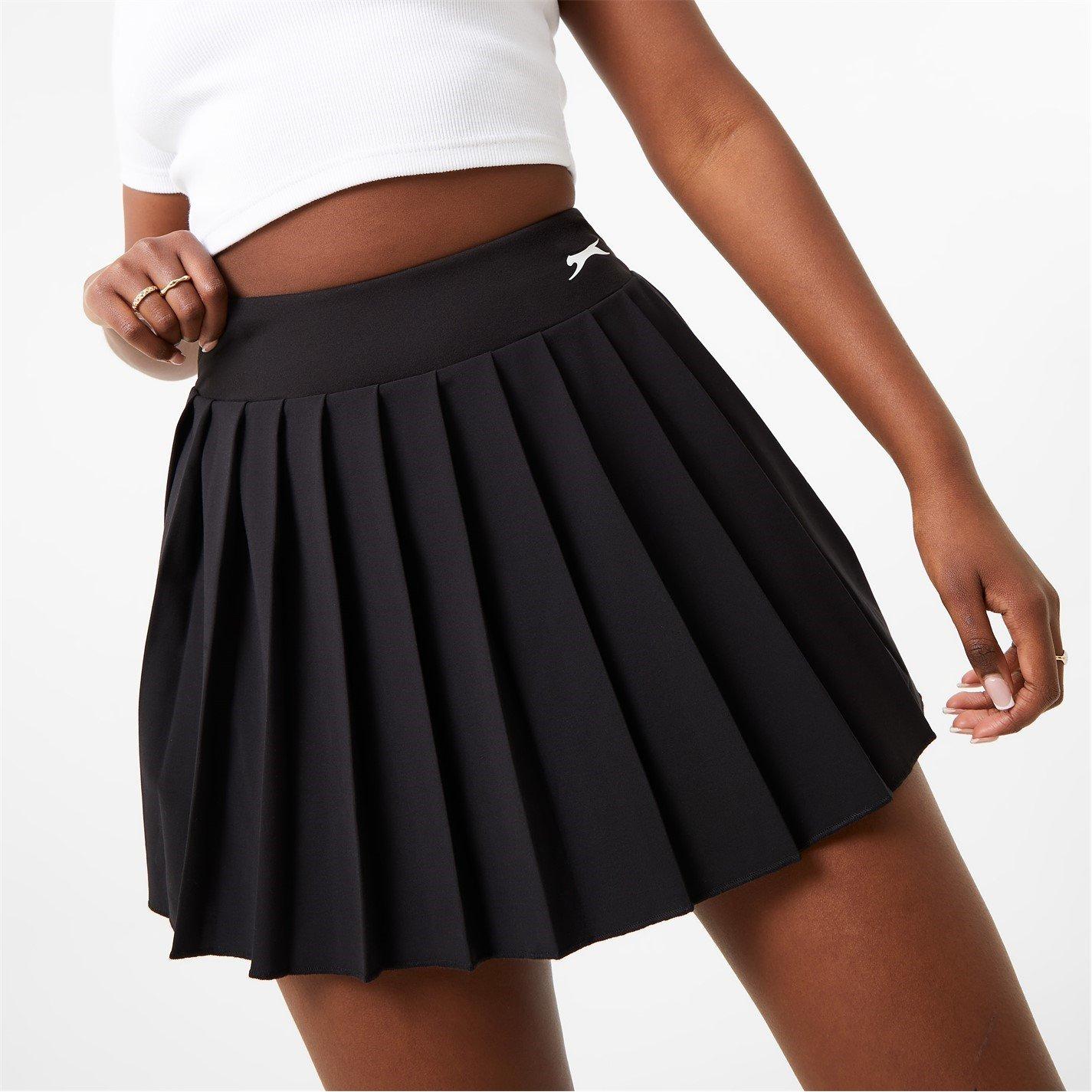 Schwarz - Slazenger - Pleated Skort Womens - 5