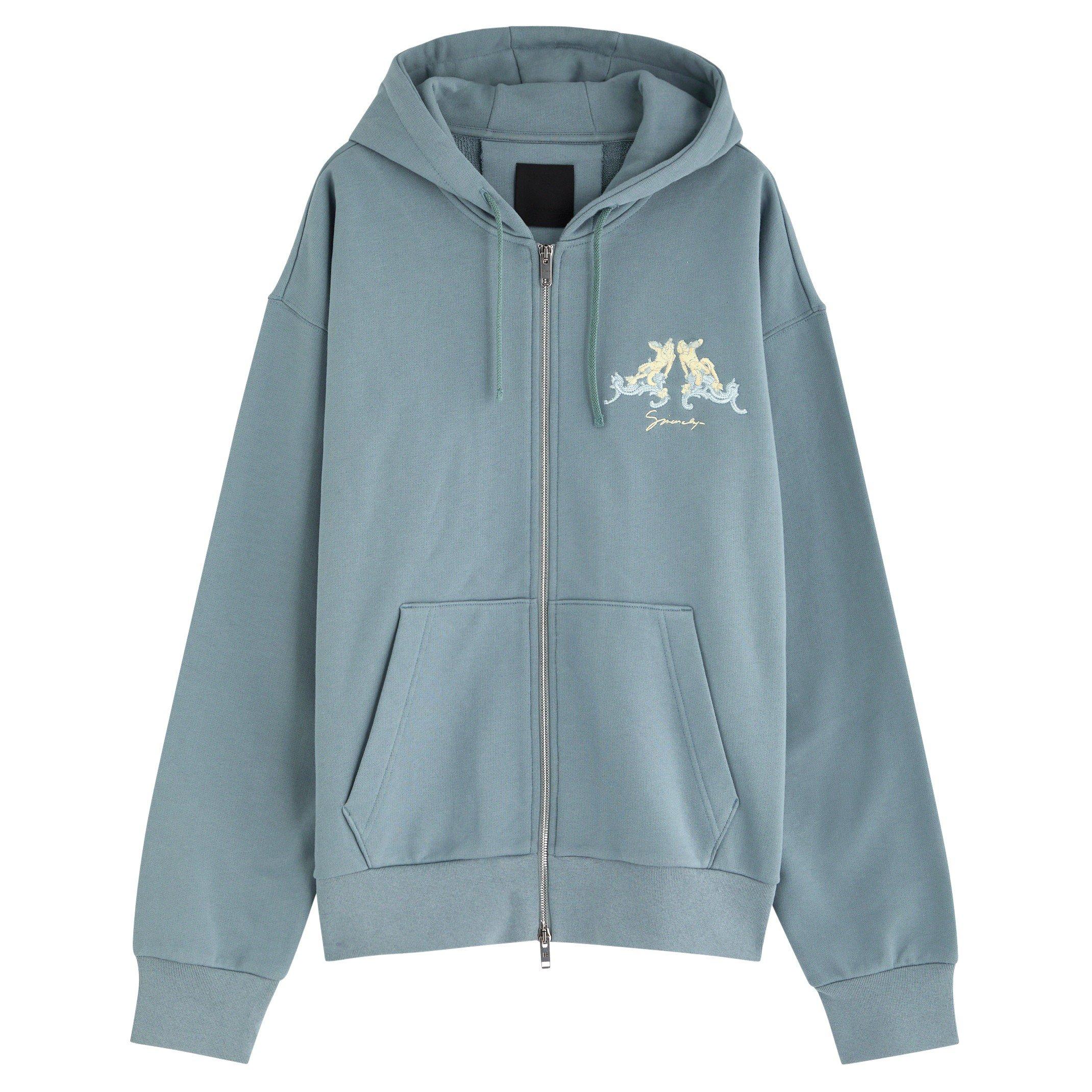 GREY - GIVENCHY - GIV BOXY FIT HOODIE