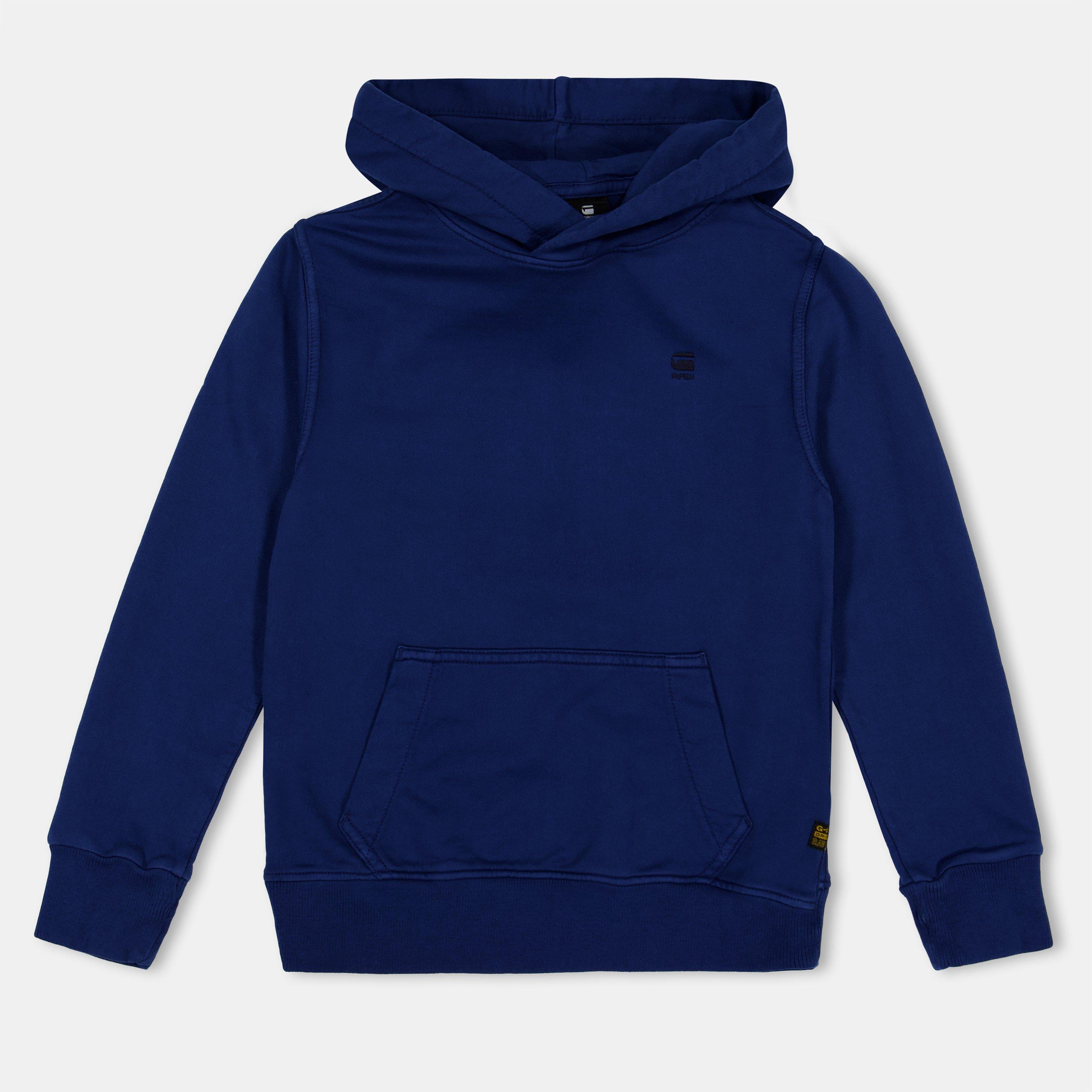 Deep Blue - G Star - Kids' Over the Head Hoodie - 1
