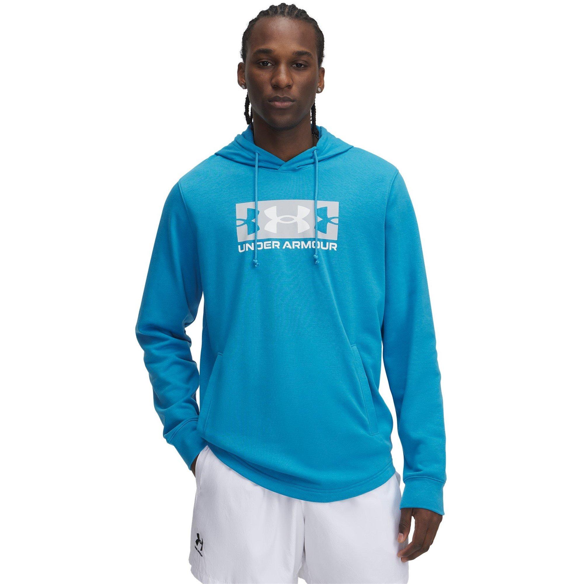 Under Armour Men's Rv Terry Logo Performance Hoodie - Blue - S