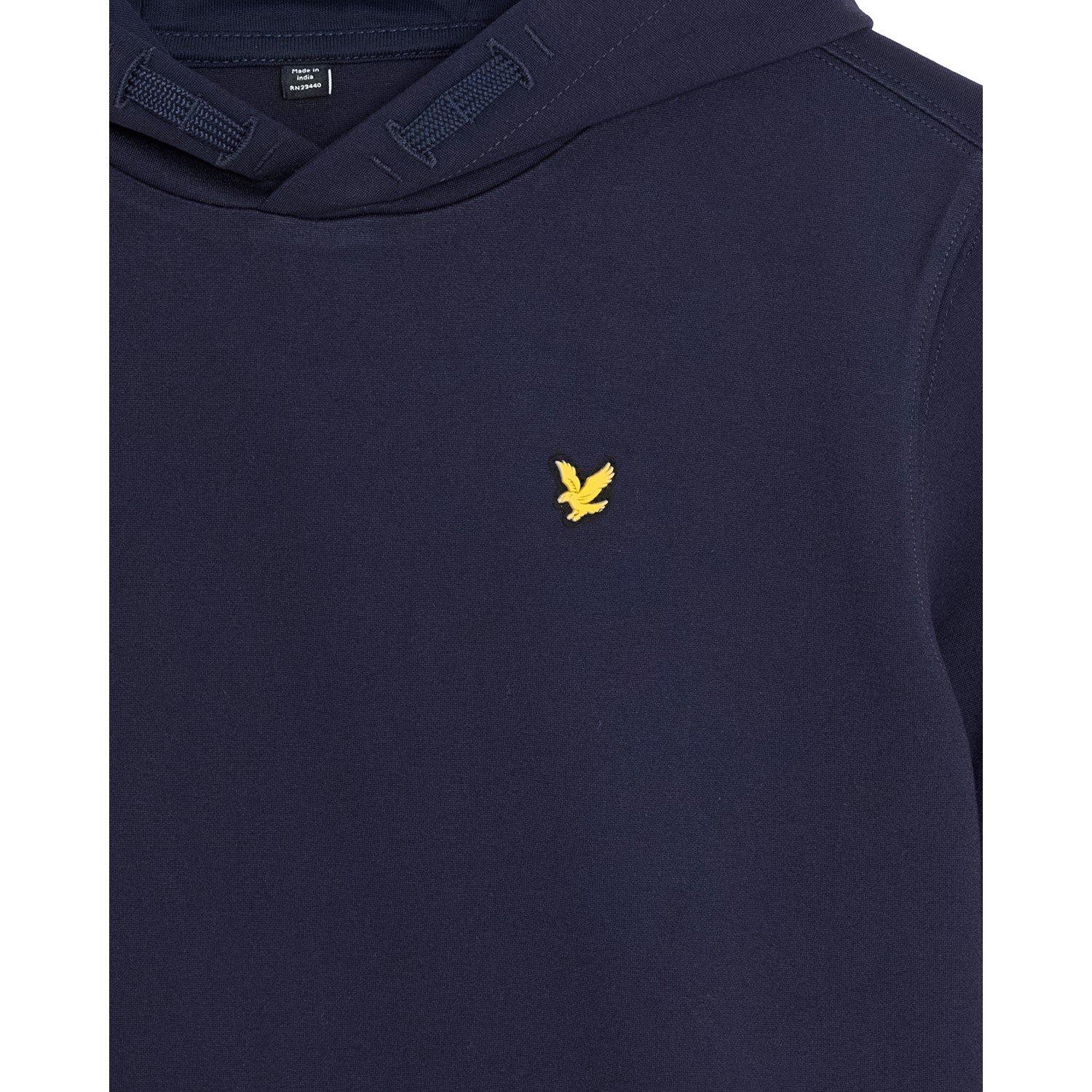 Dark Navy - Lyle and Scott - Kids' Fleece Over the Head Hoodie - 1