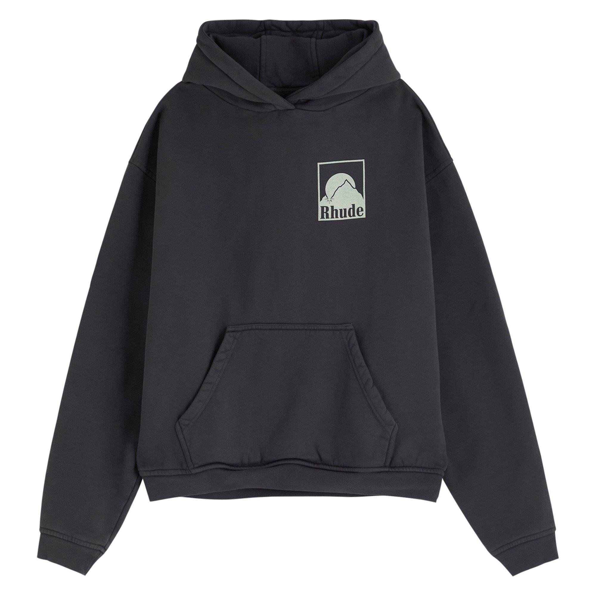 BLACK - Rhude - MOONLIGHT BADGE HOOD