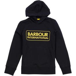 Barbour International Boys Large Logo Hoodie