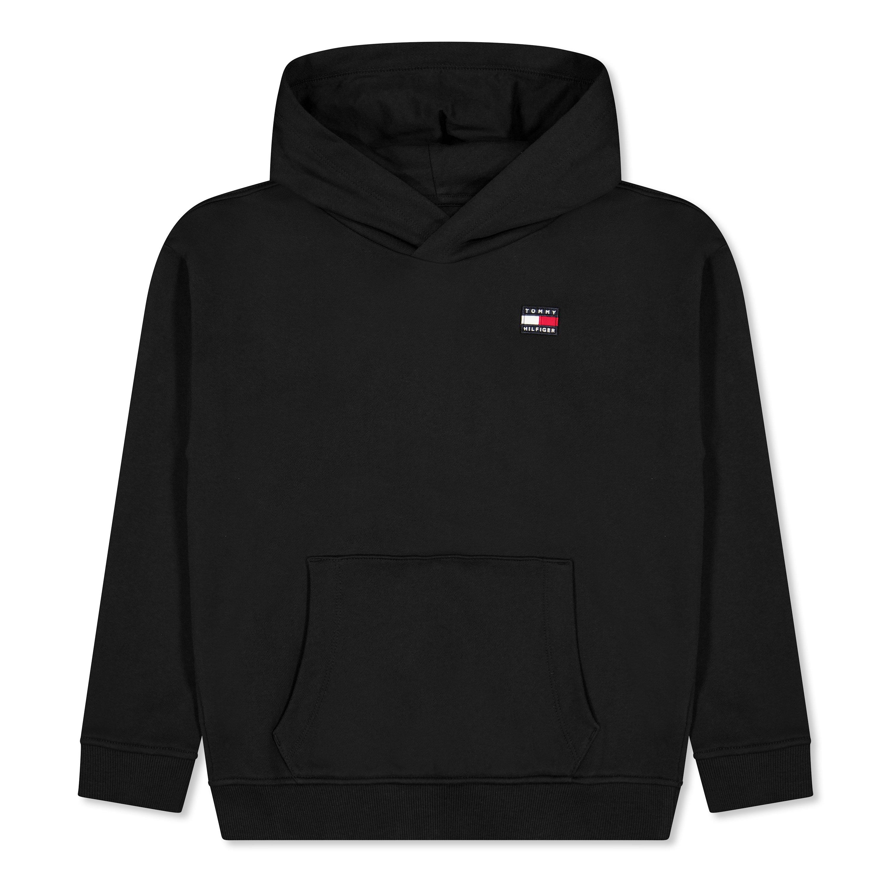 Tommy Hilfiger Kids' Heritage Flag Overhead Hoodie - Black - Size 4Y