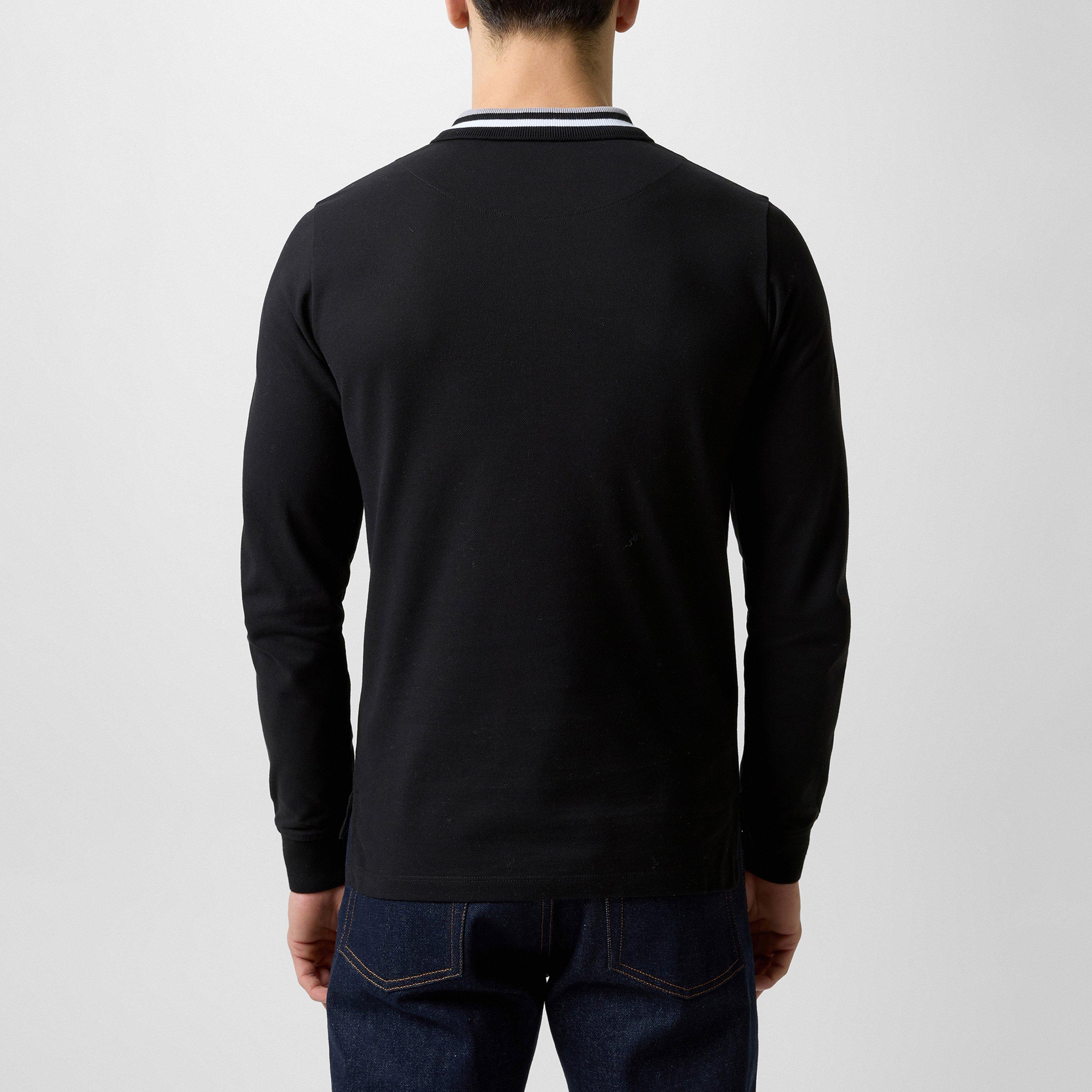 Black - Vivienne Westwood - Long Sleeve Polo Shirt - 3