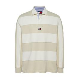 Tommy Jeans TJM ENTRY STRIPE BADGE RUGBY LS