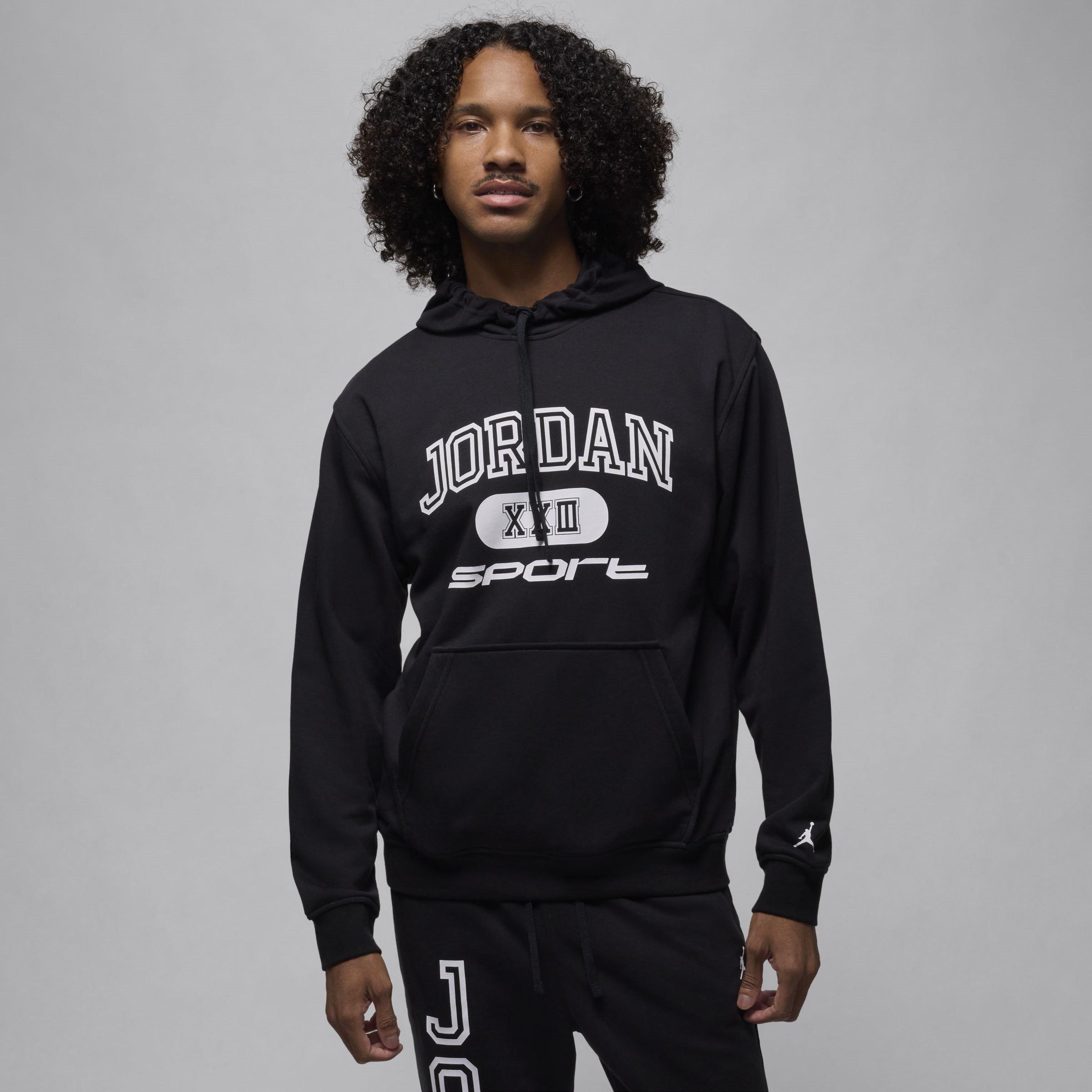Black/White - Nike - Jordan Sport Crossover Mens Dri FIT Pullover Hoodie - 1