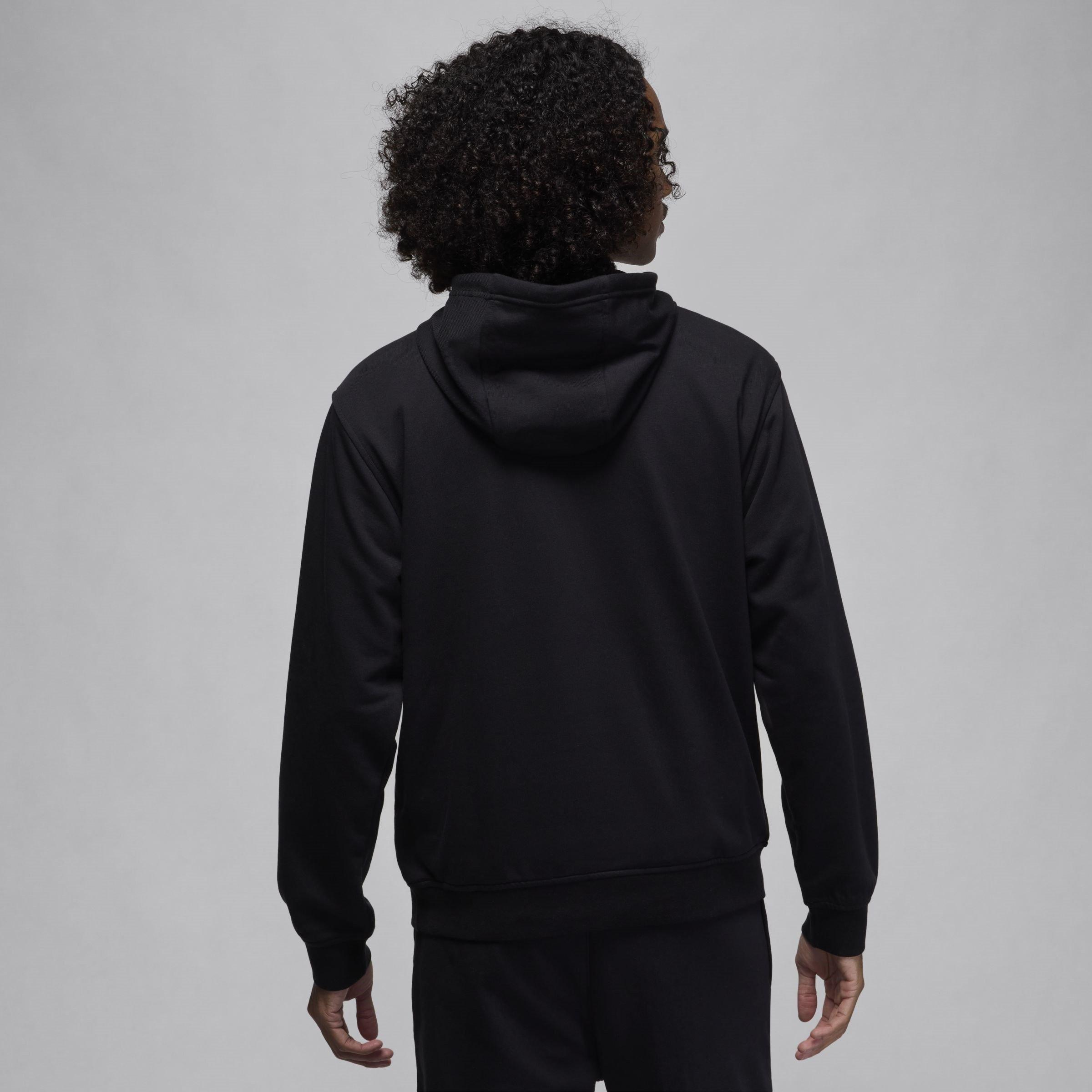 Black/White - Nike - Jordan Sport Crossover Mens Dri FIT Pullover Hoodie - 2