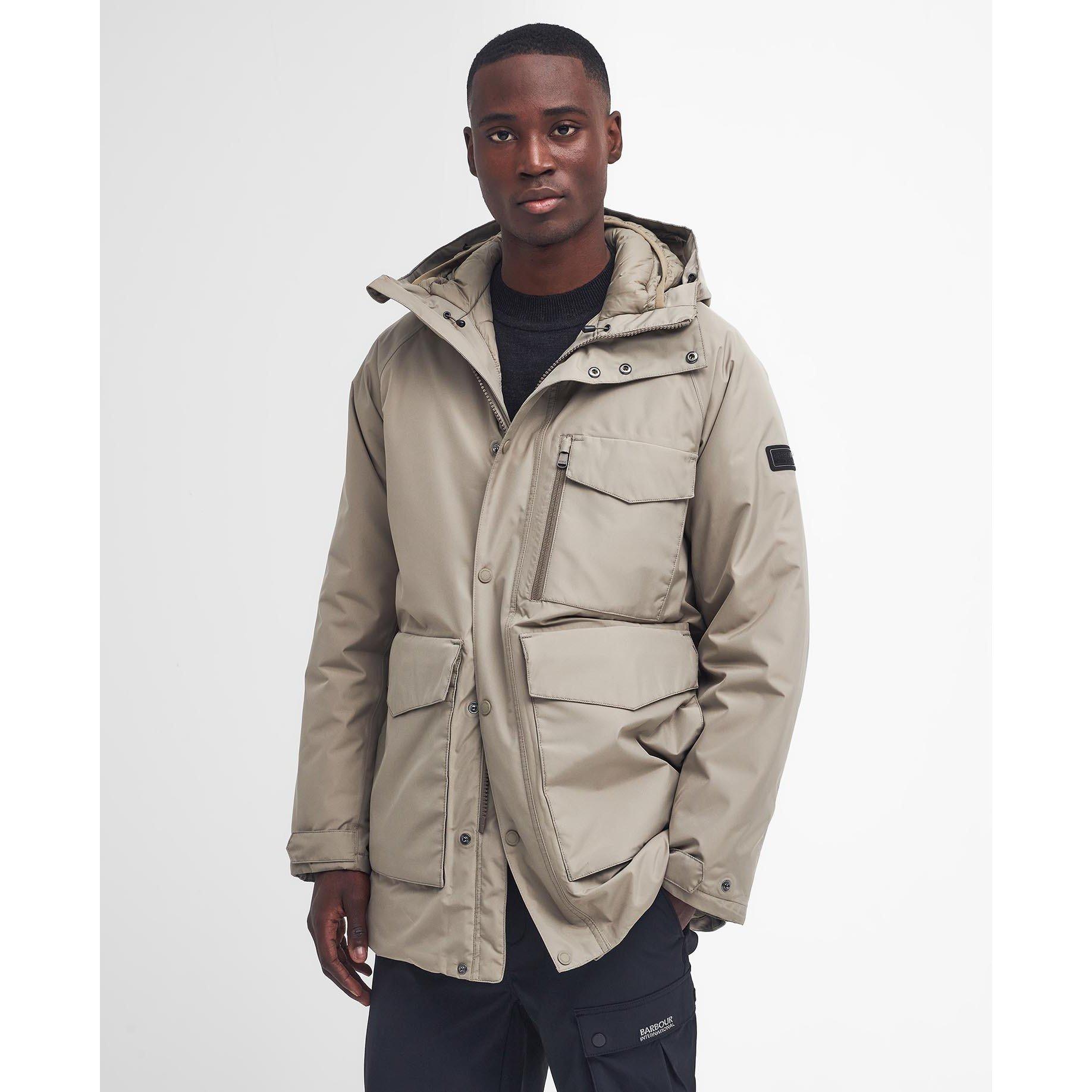 Brindle BE31 - Barbour International - Men's Harwick Waterproof Baffled Rain Anorak - 2