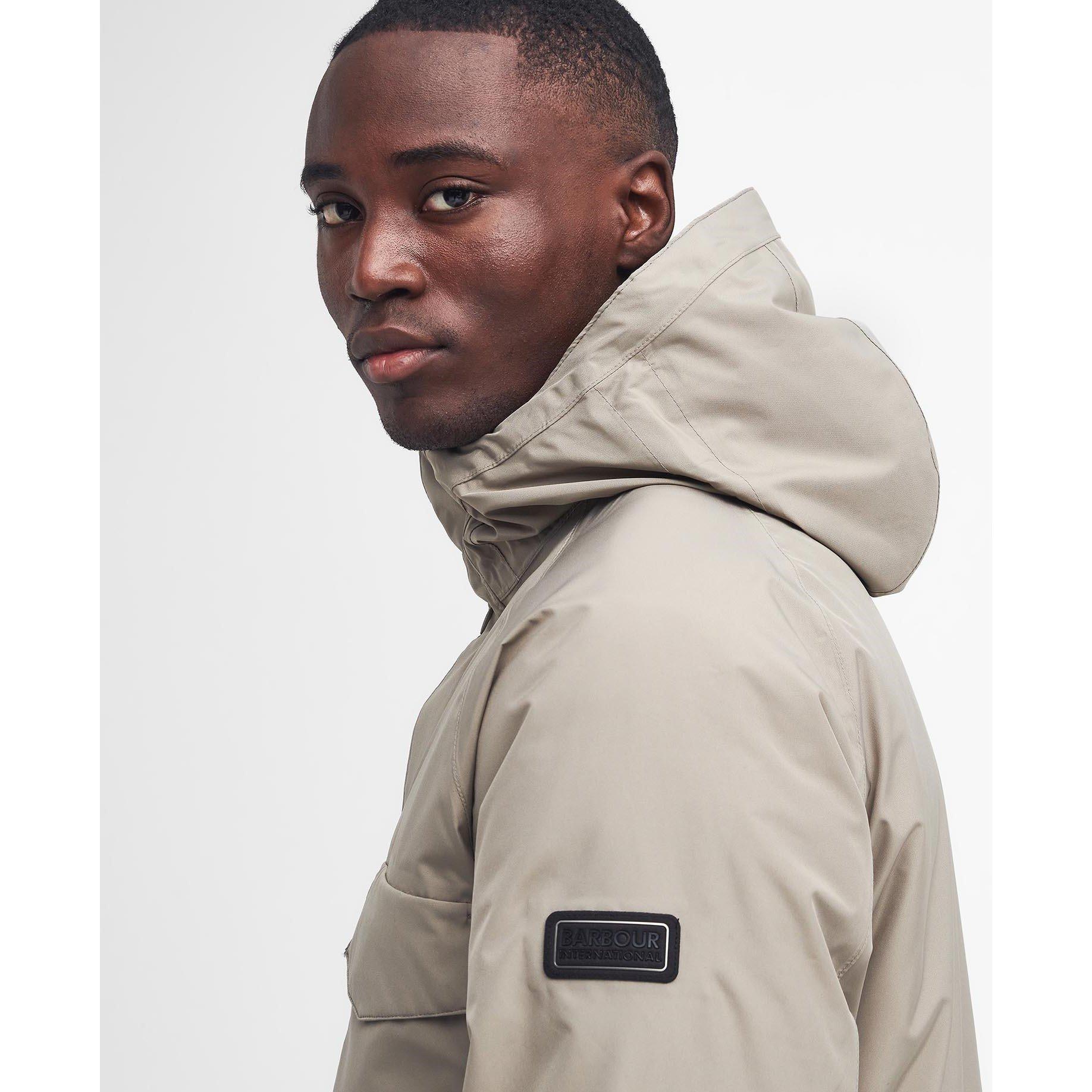 Brindle BE31 - Barbour International - Men's Harwick Waterproof Baffled Rain Anorak - 4
