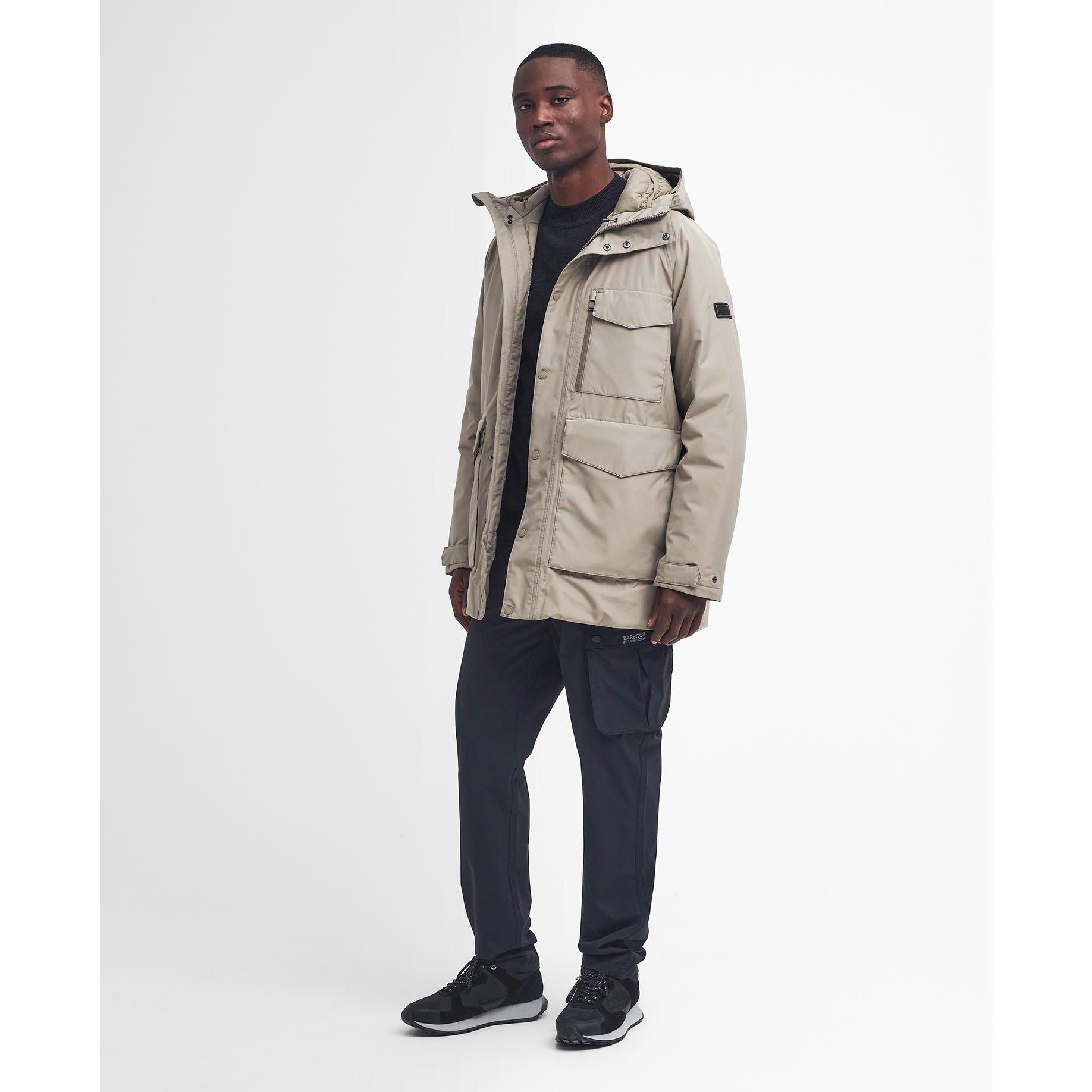 Brindle BE31 - Barbour International - Men's Harwick Waterproof Baffled Rain Anorak - 5