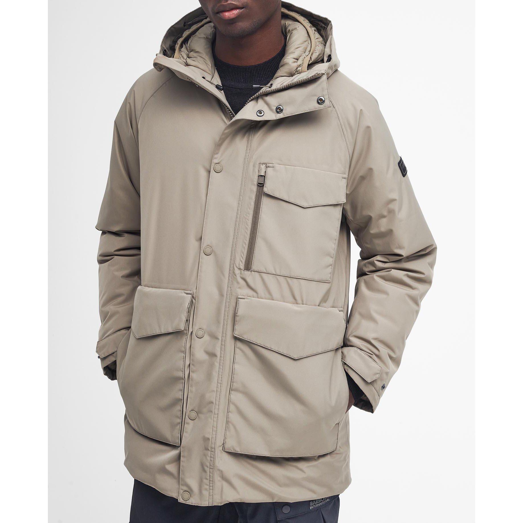 Brindle BE31 - Barbour International - Men's Harwick Waterproof Baffled Rain Anorak - 6