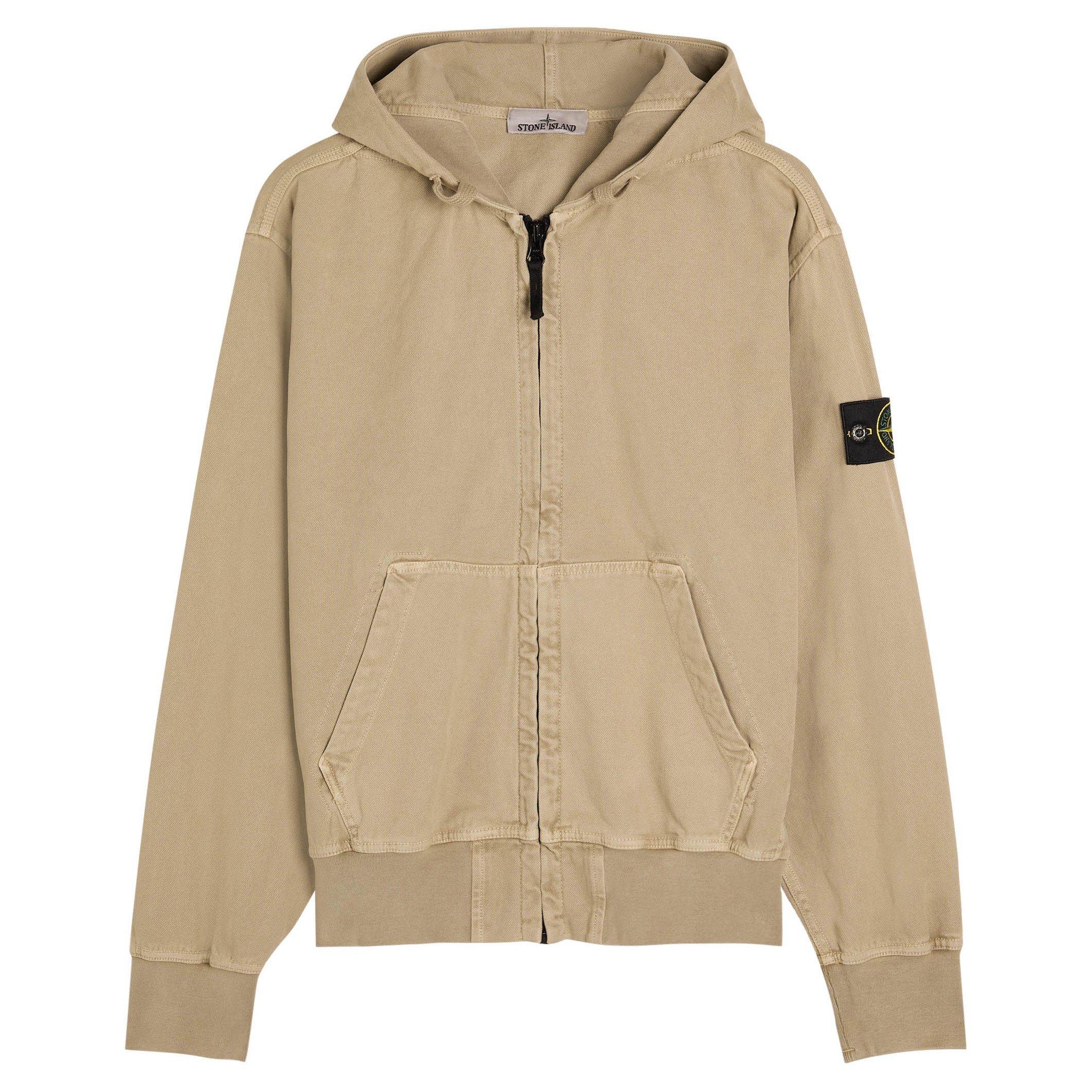 SAND - Stone Island - SI WORK ZIP HOODIE