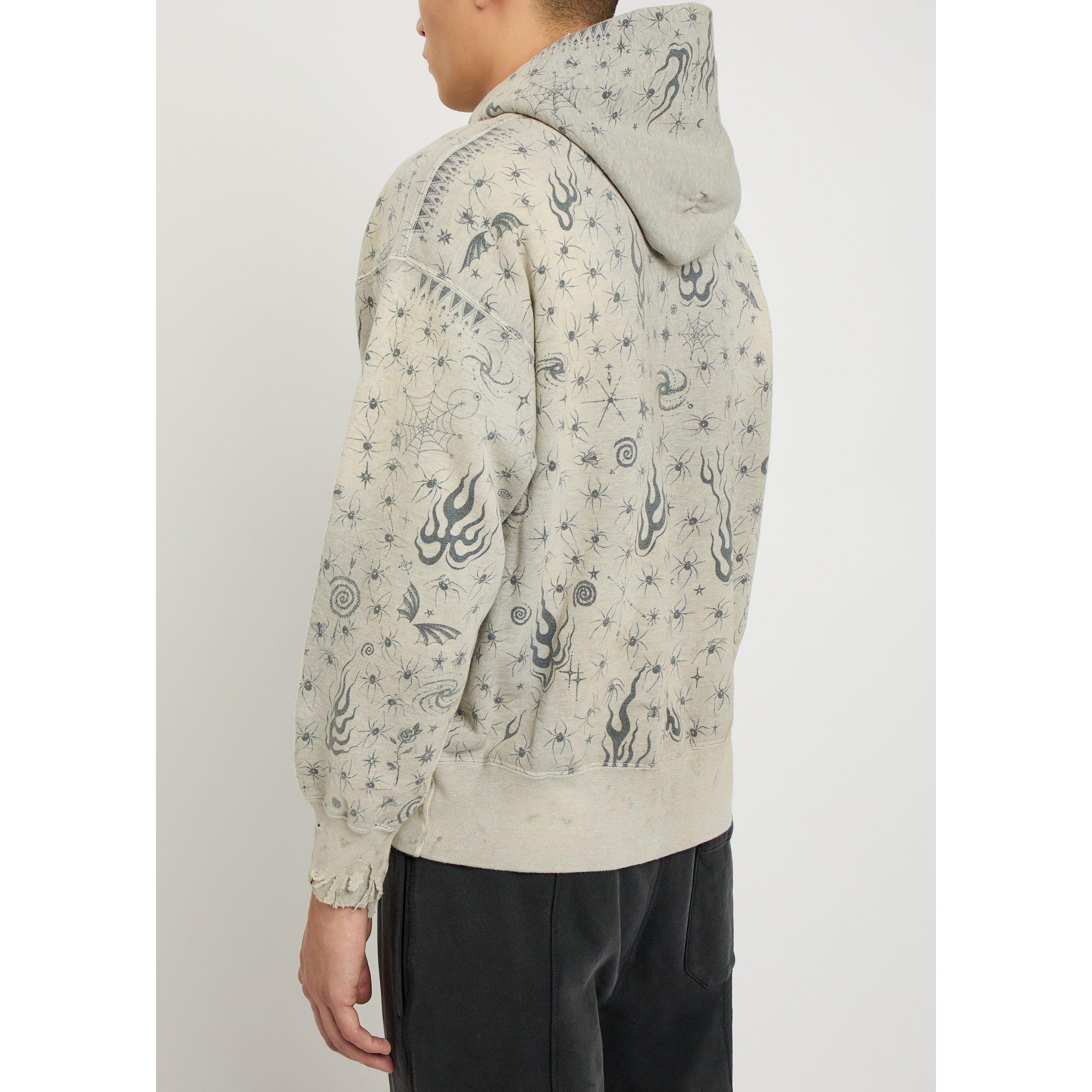 GREY - SAINT MXXXXXX - SM X DR WOO HOODIE - 3